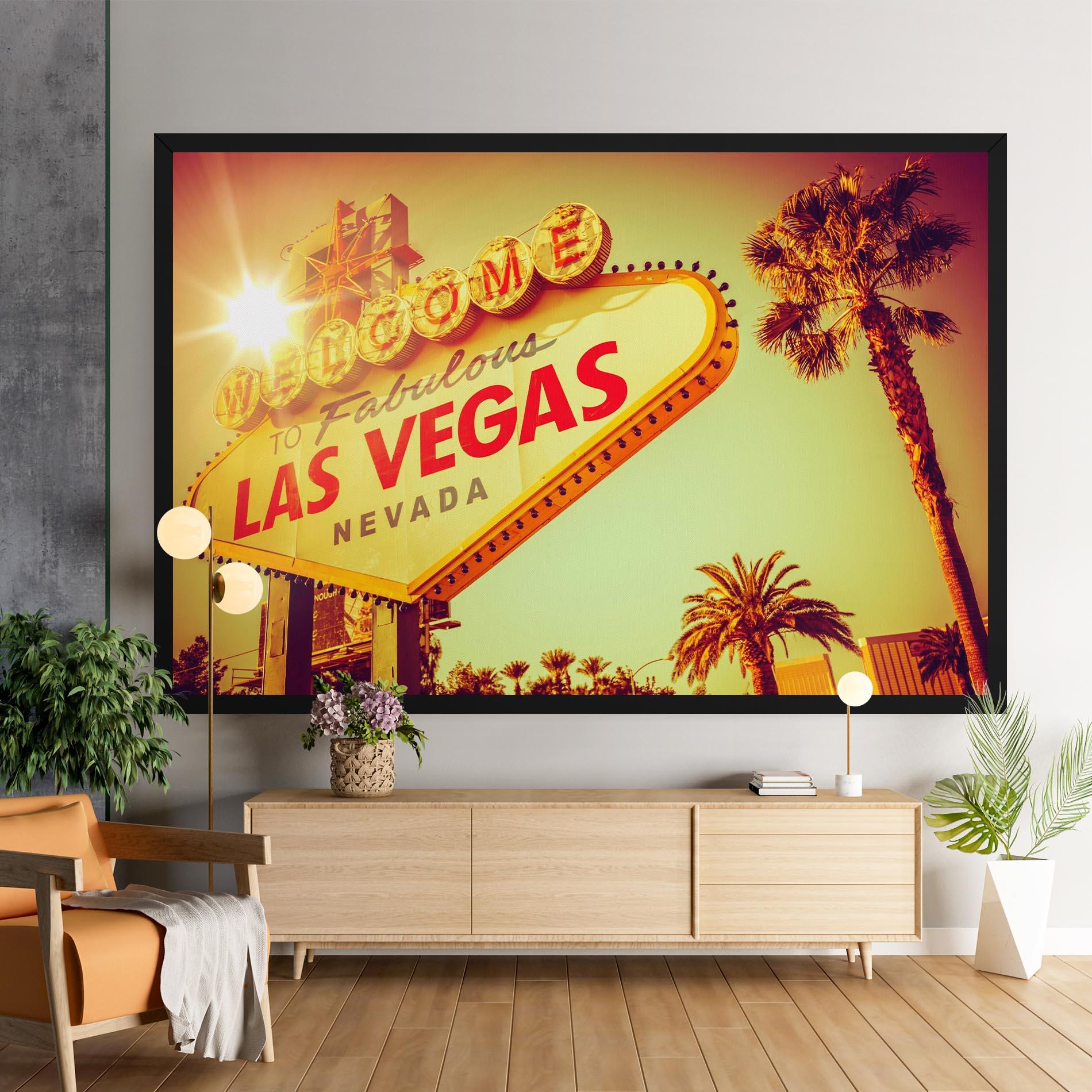 Leinwandbild Las Vegas Nevada mockup 9