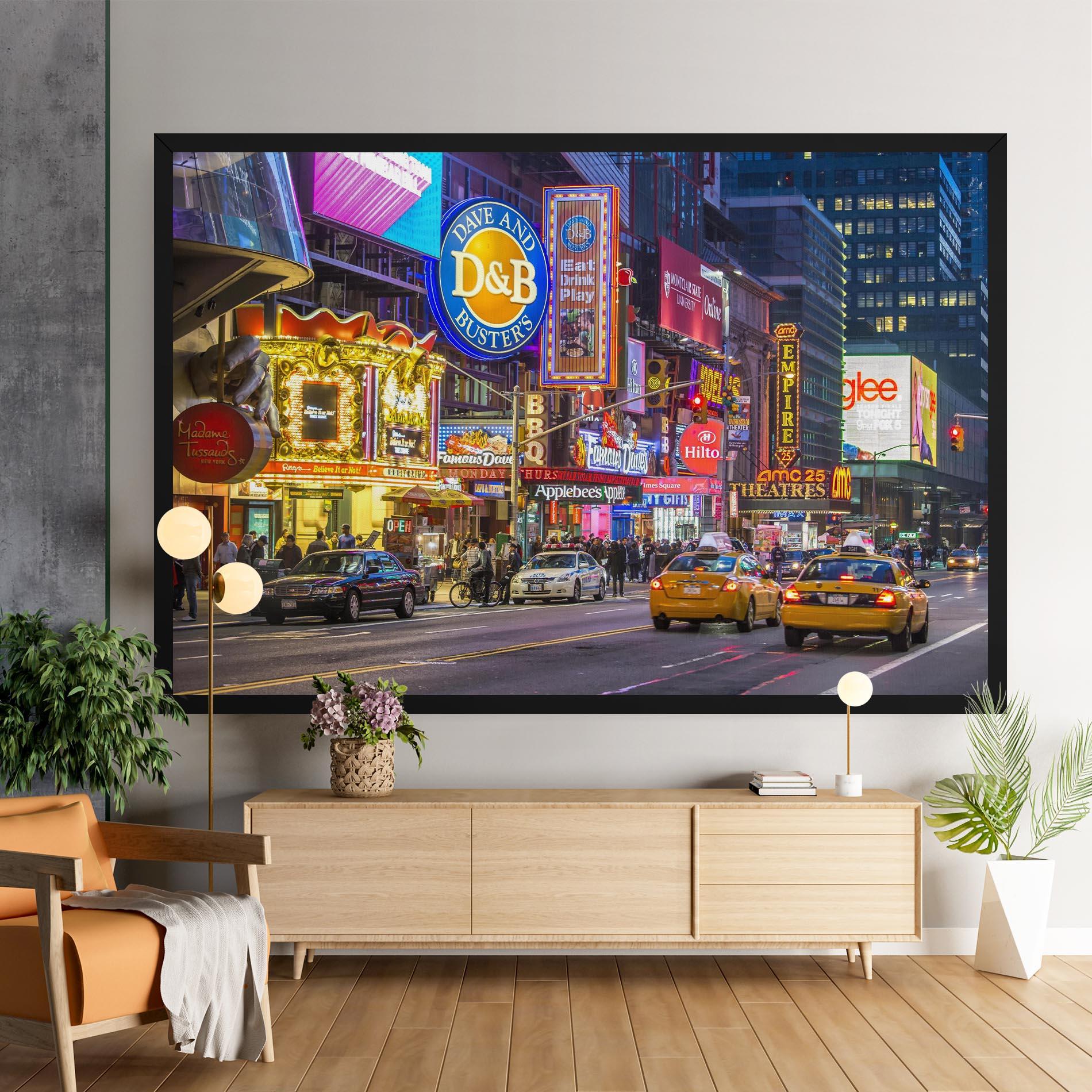 Leinwandbild New York Lights mockup 9
