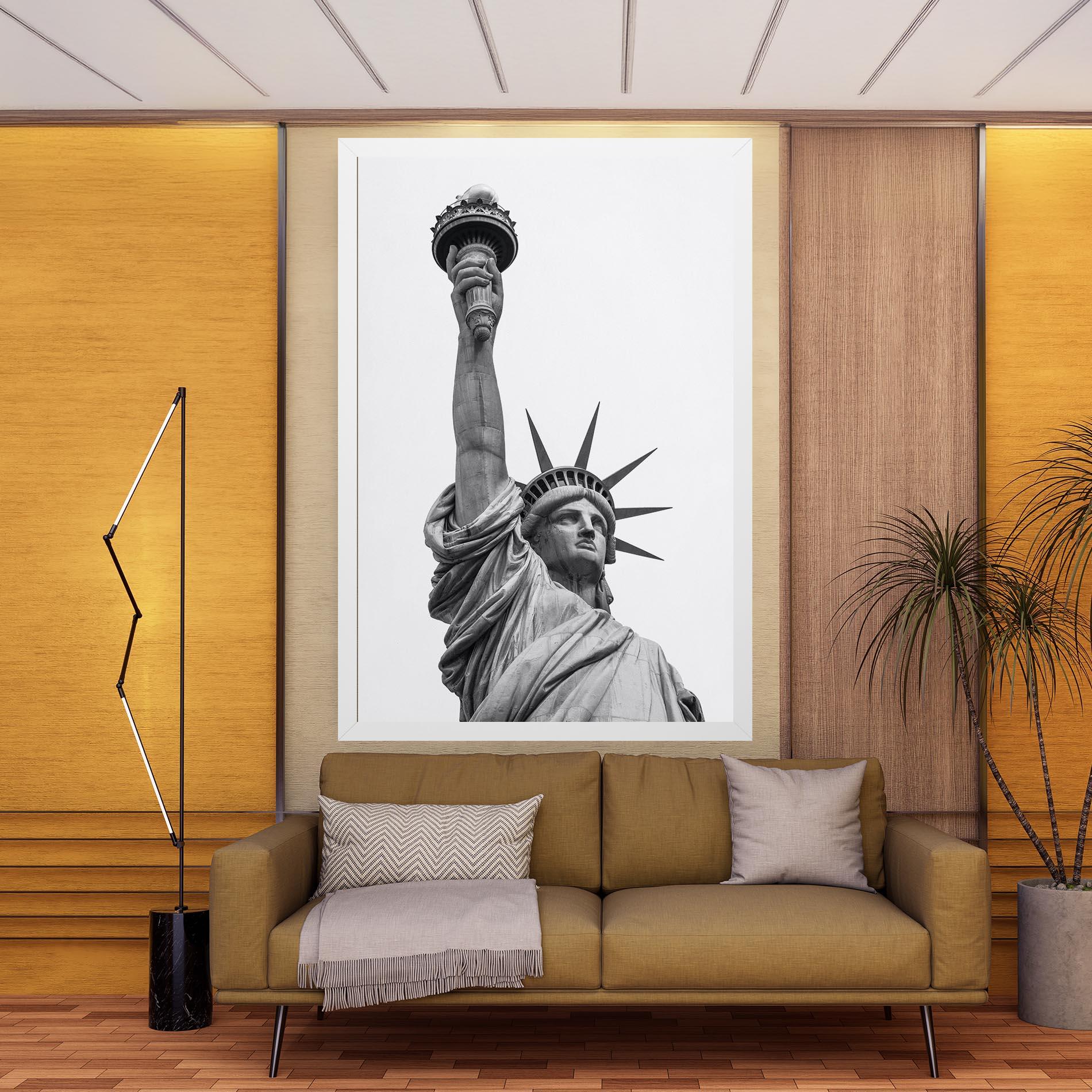 Leinwandbild Liberty Statue mockup 9