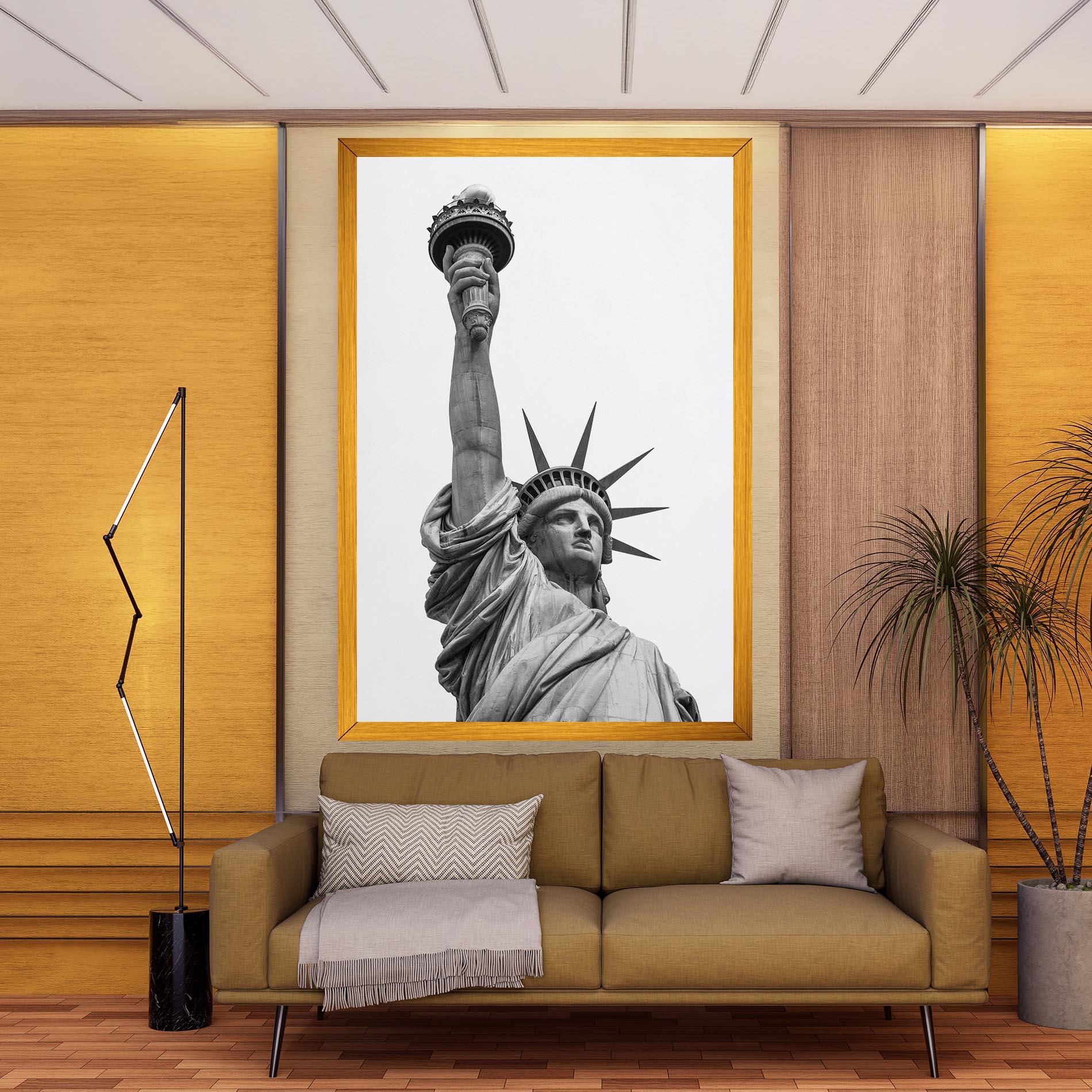 Leinwandbild Liberty Statue mockup 9
