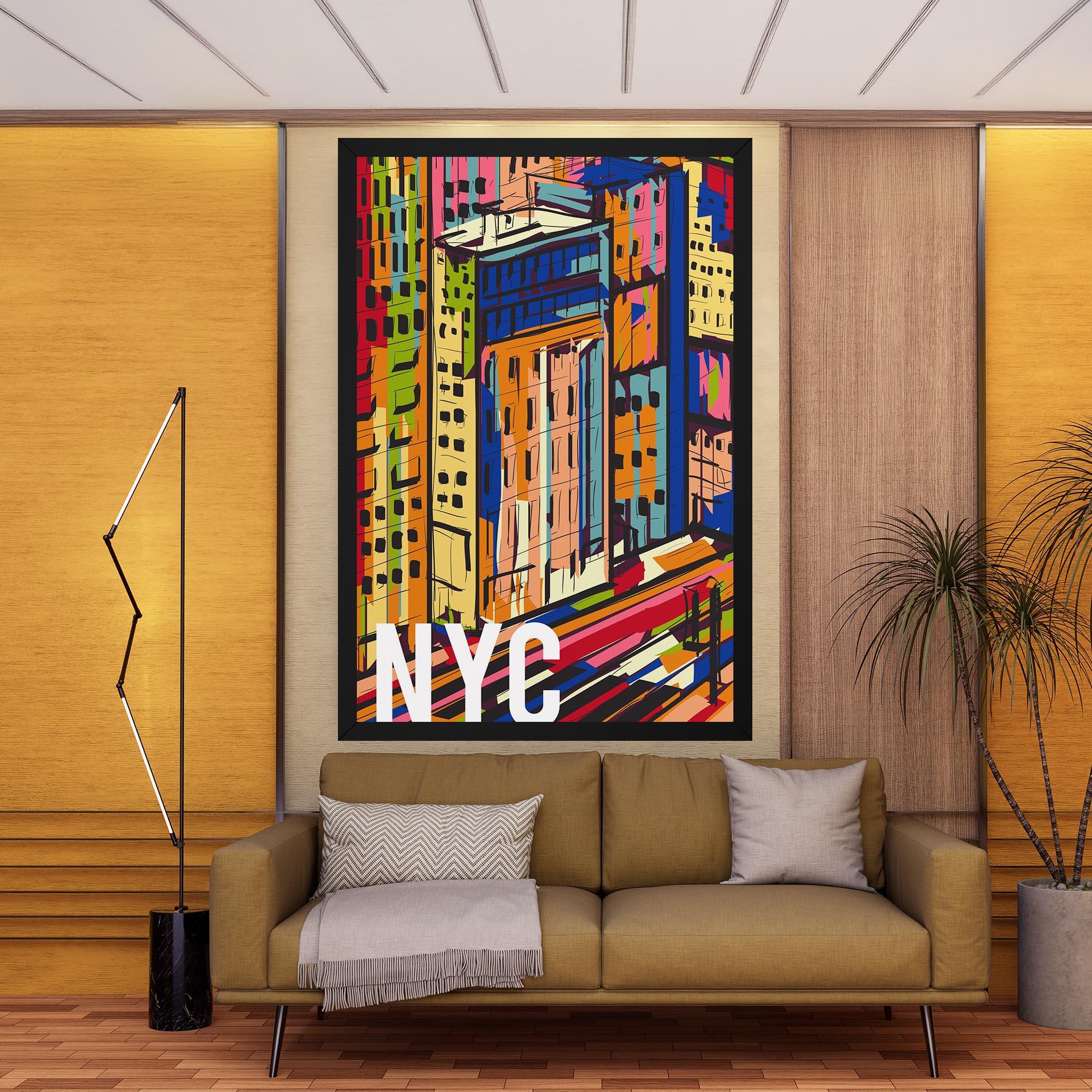 Leinwandbild New York City Art mockup 9