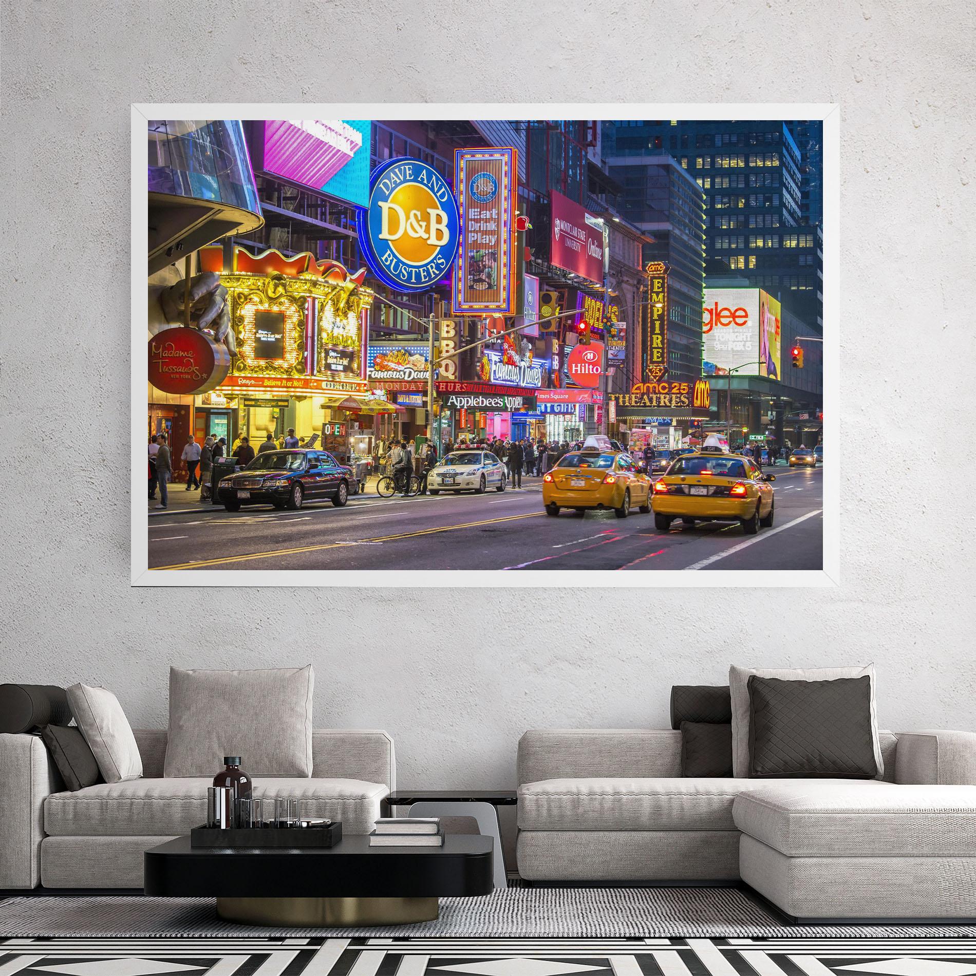 Leinwandbild New York Lights mockup 2