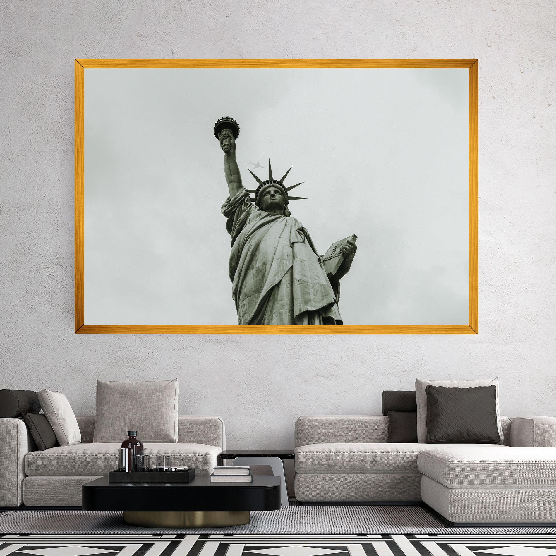 Leinwandbild Liberty Statue Day mockup 2