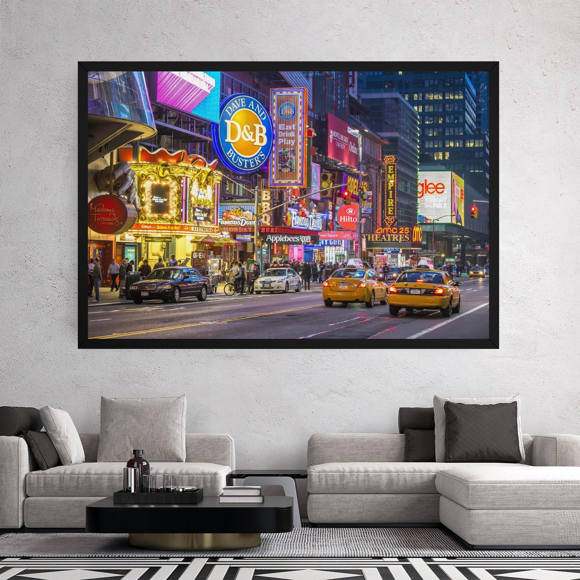 Leinwandbild New York Lights mockup 2