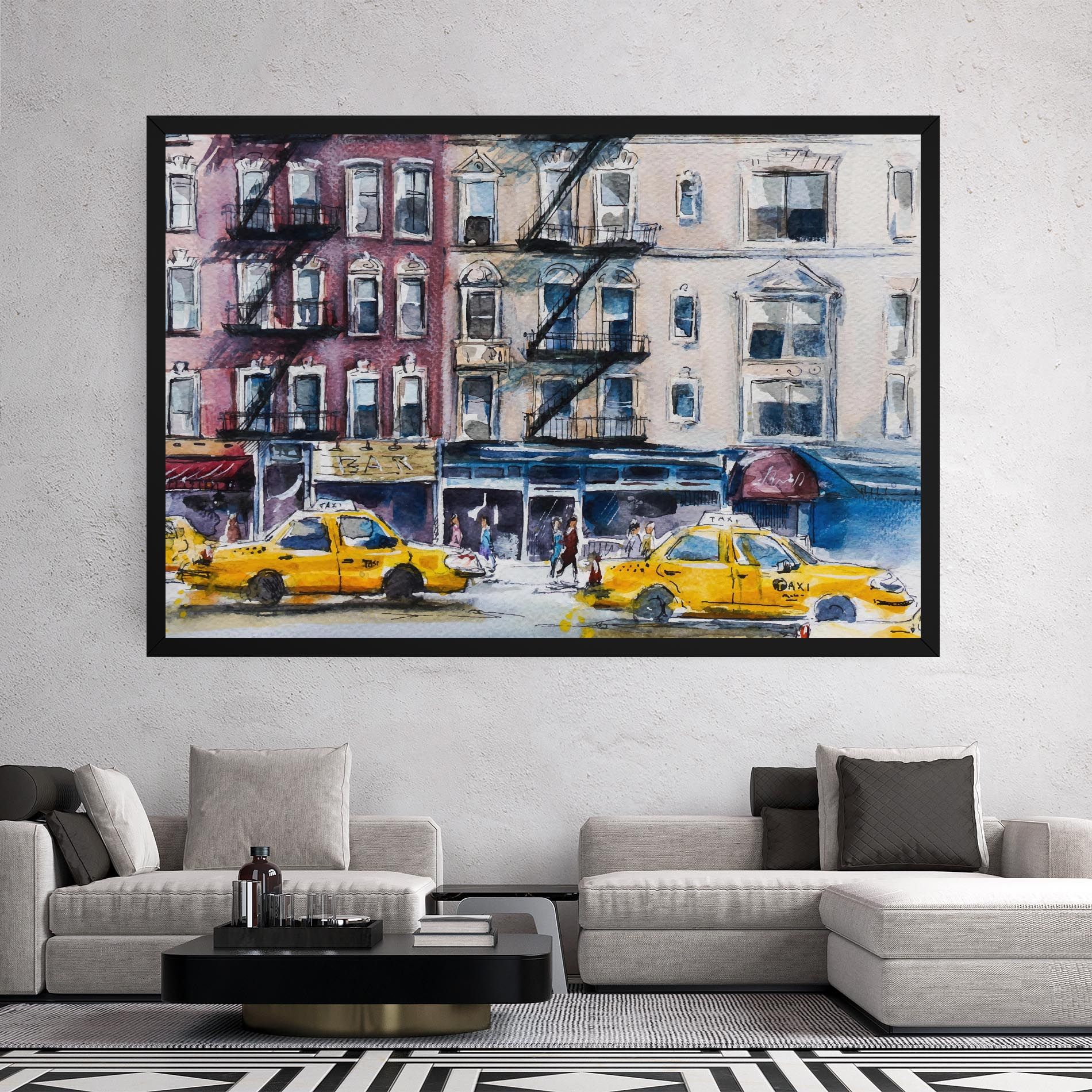 Newyork Taxi mockup 2