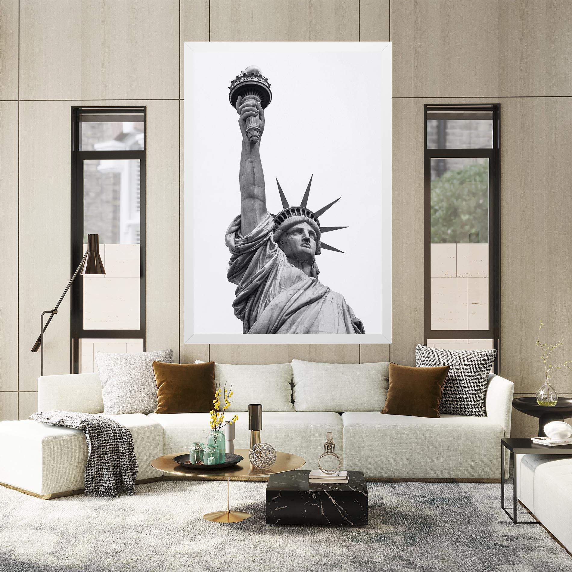 Leinwandbild Liberty Statue mockup 2