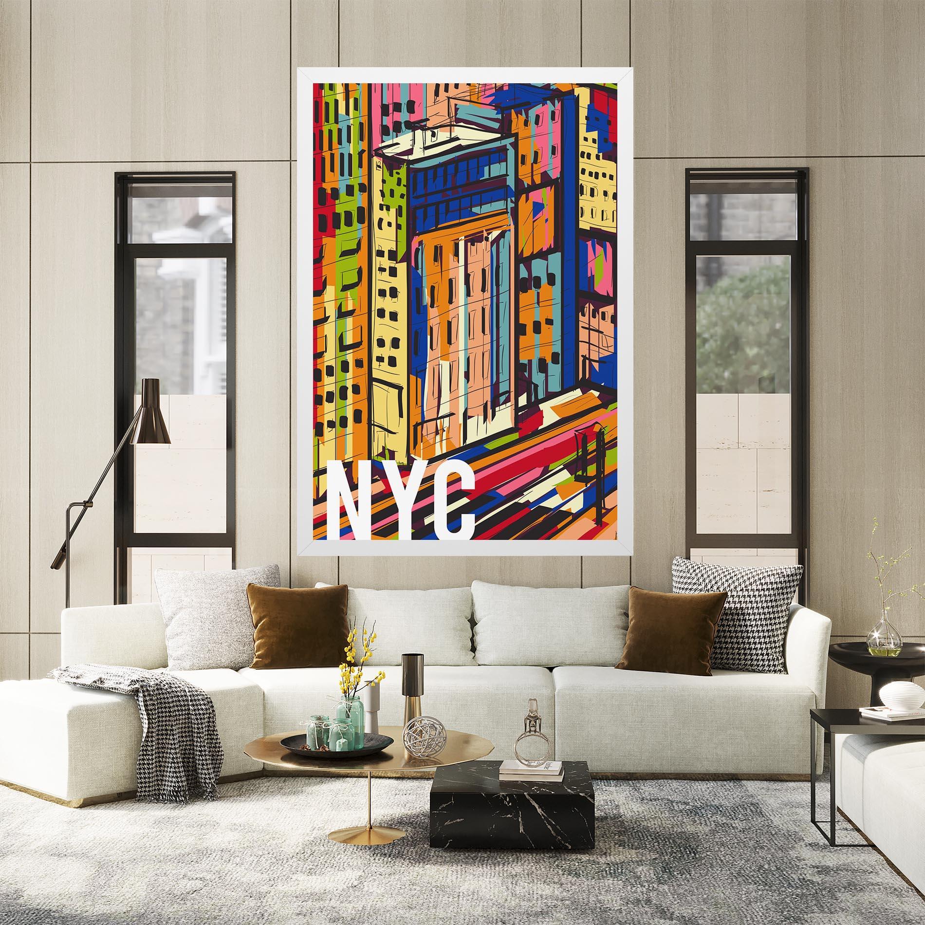 Leinwandbild New York City Art mockup 2