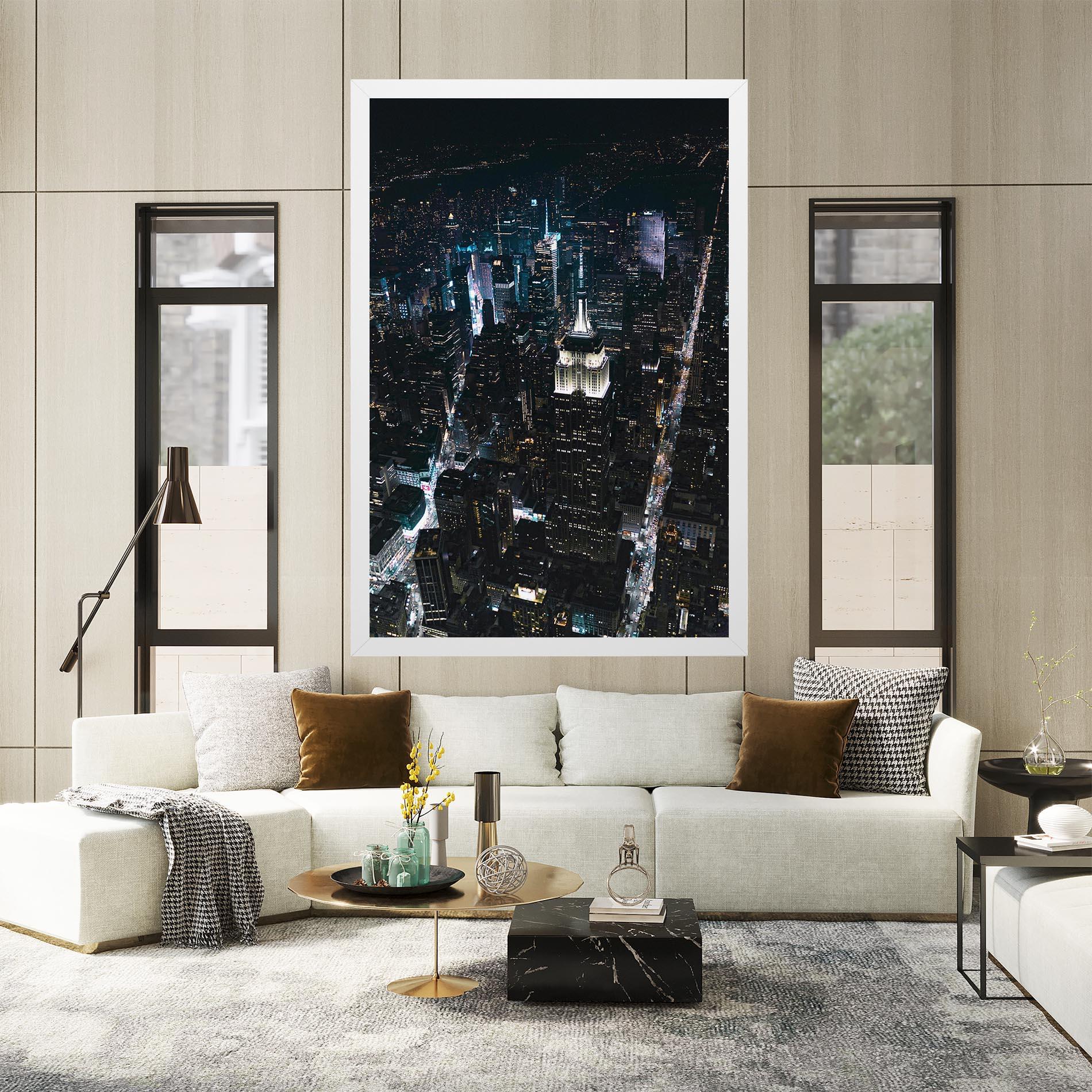 Leinwandbild Night Landscape mockup 2