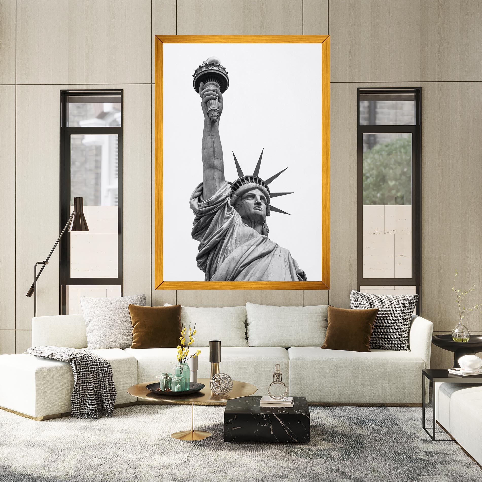 Leinwandbild Liberty Statue mockup 2
