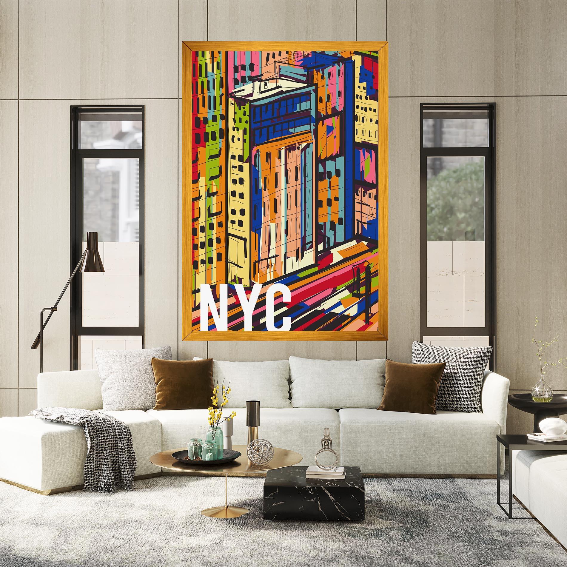 Leinwandbild New York City Art mockup 2