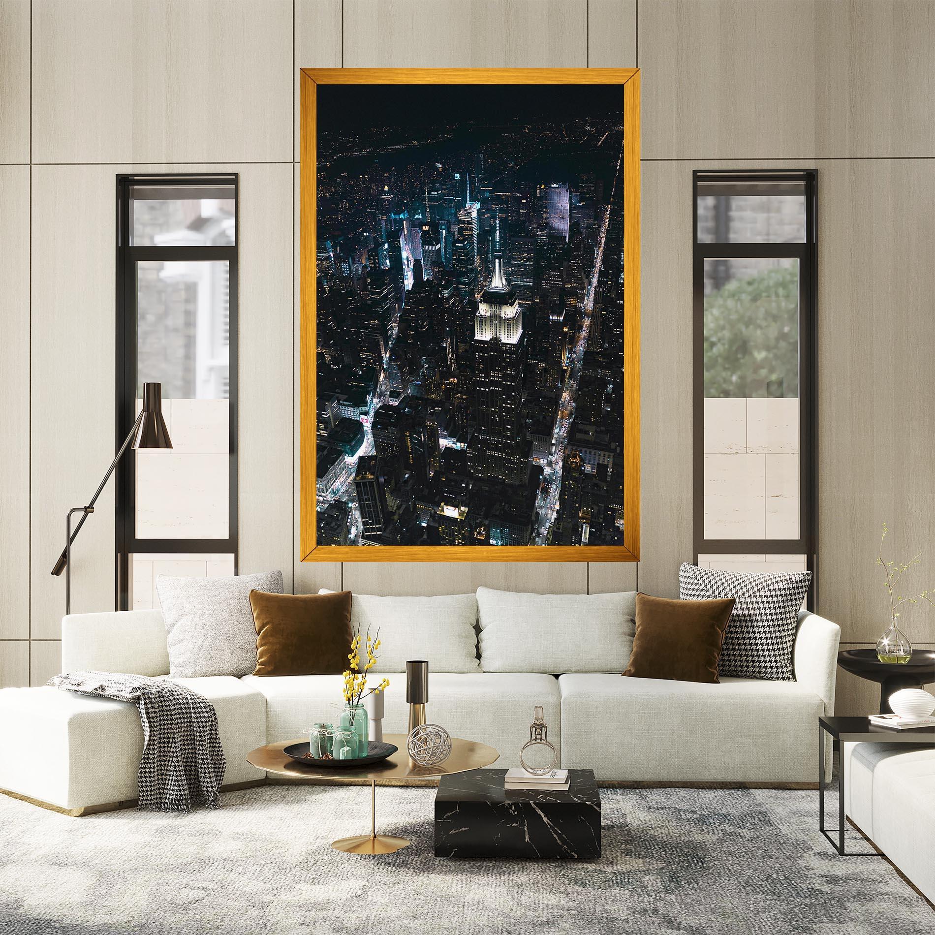 Leinwandbild Night Landscape mockup 2