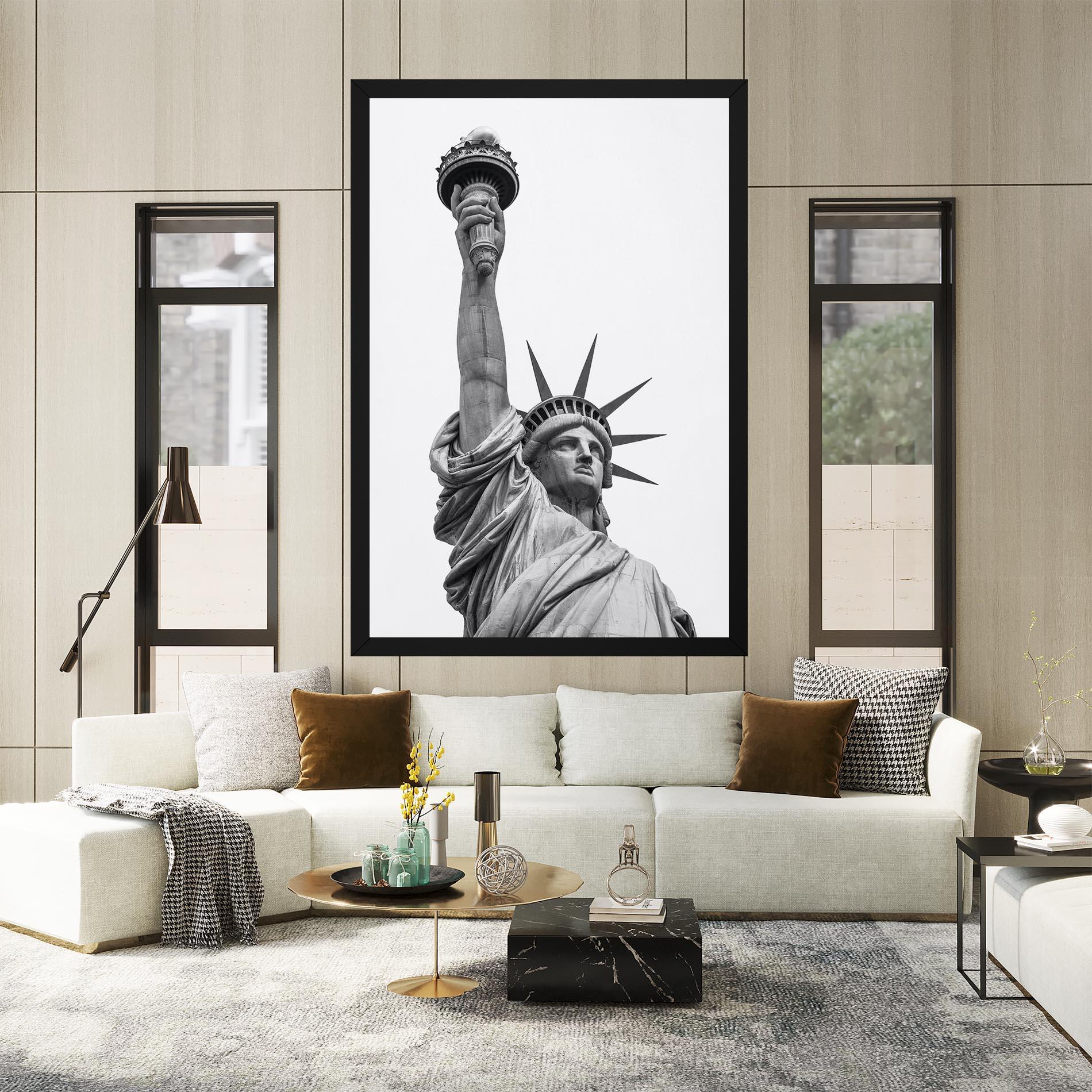 Leinwandbild Liberty Statue mockup 2