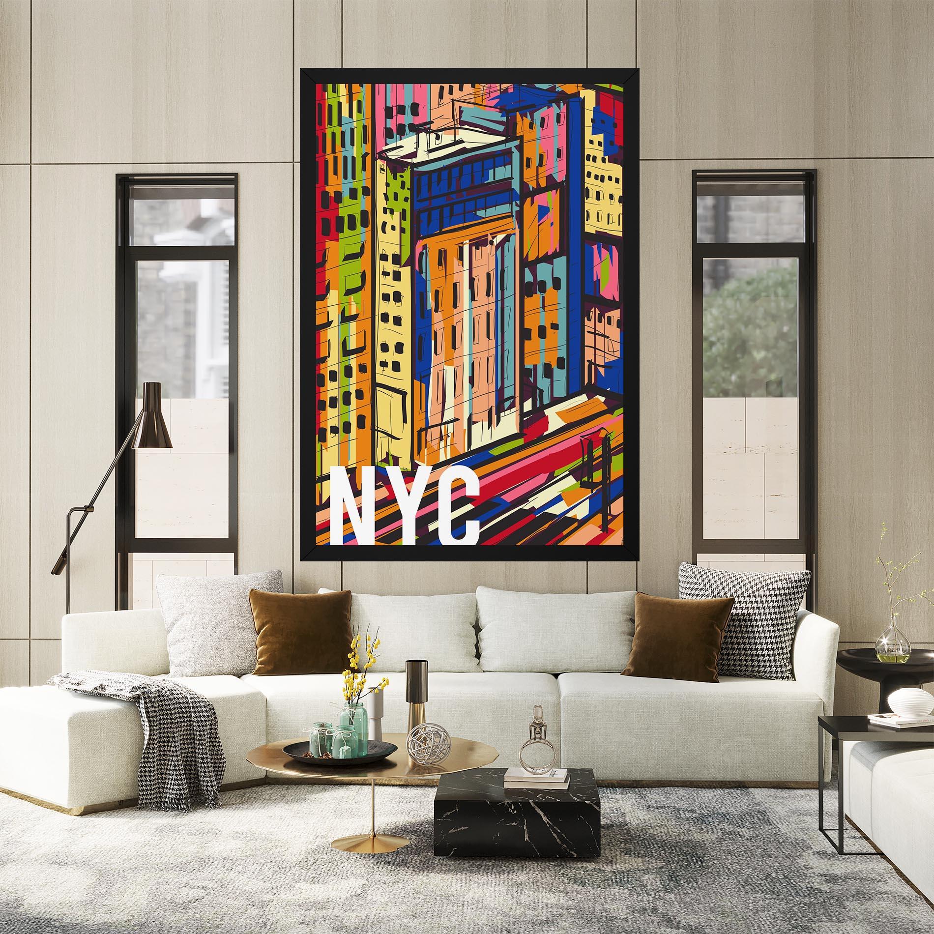 Leinwandbild New York City Art mockup 2
