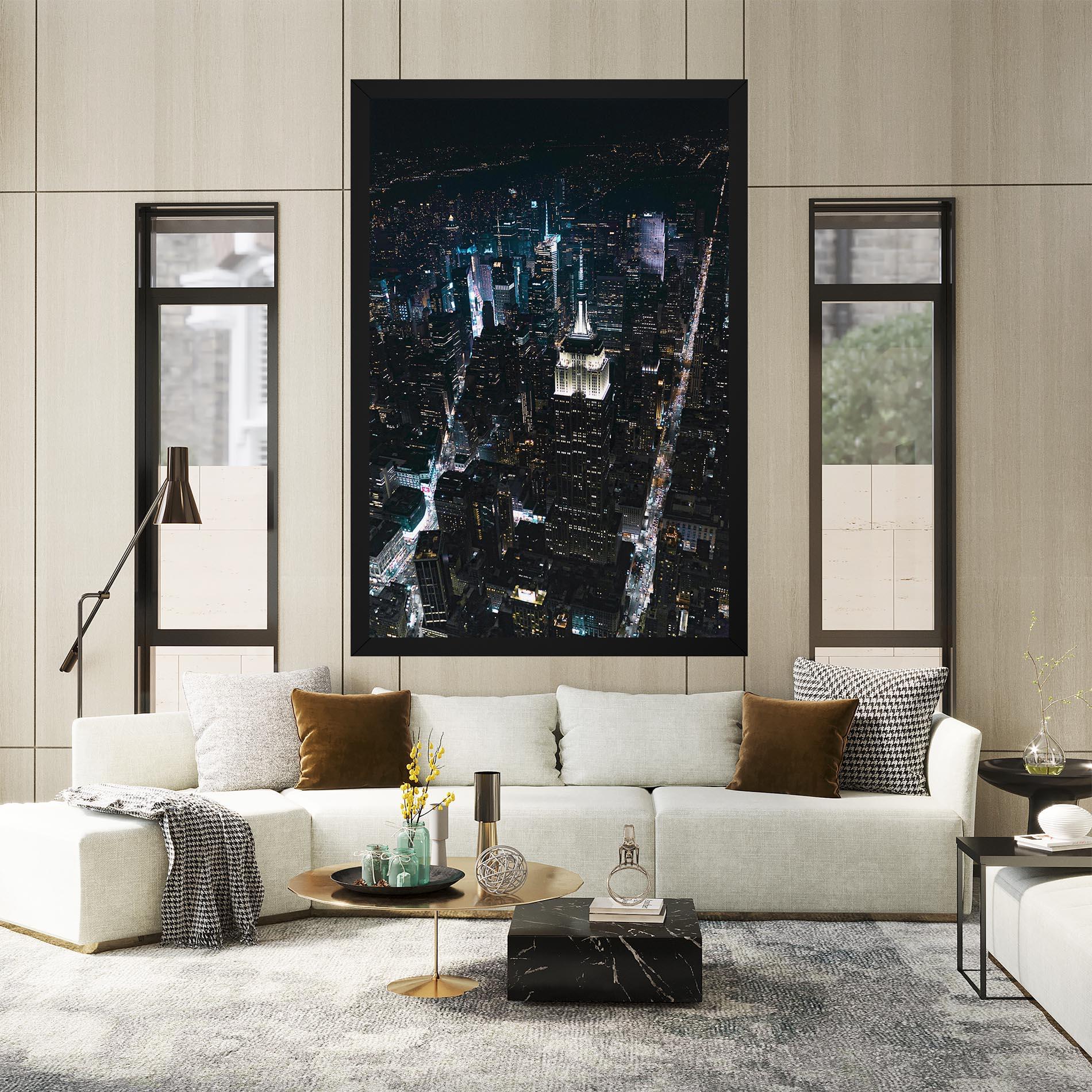 Leinwandbild Night Landscape mockup 2