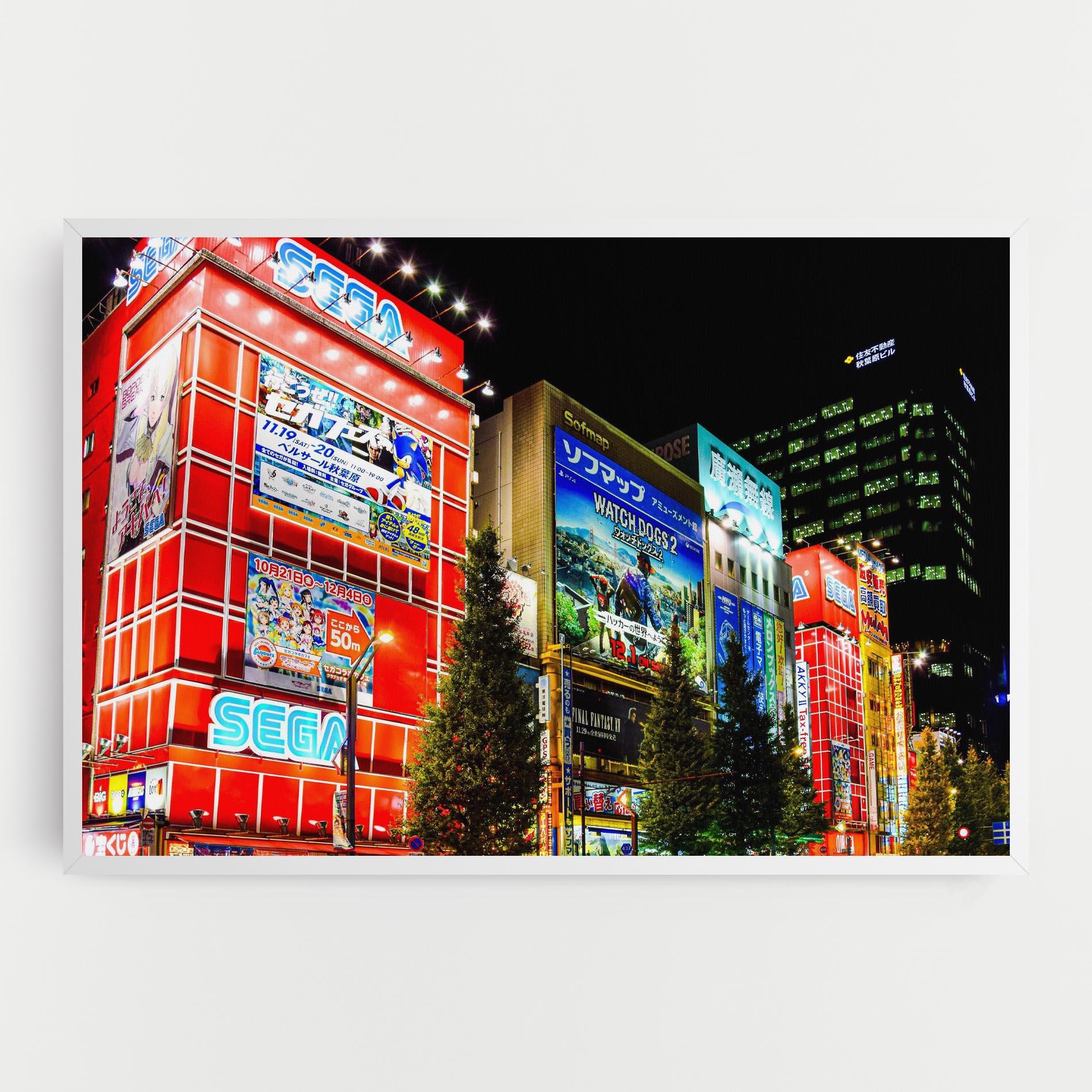 Leinwandbild Akihabara Night mockup 0