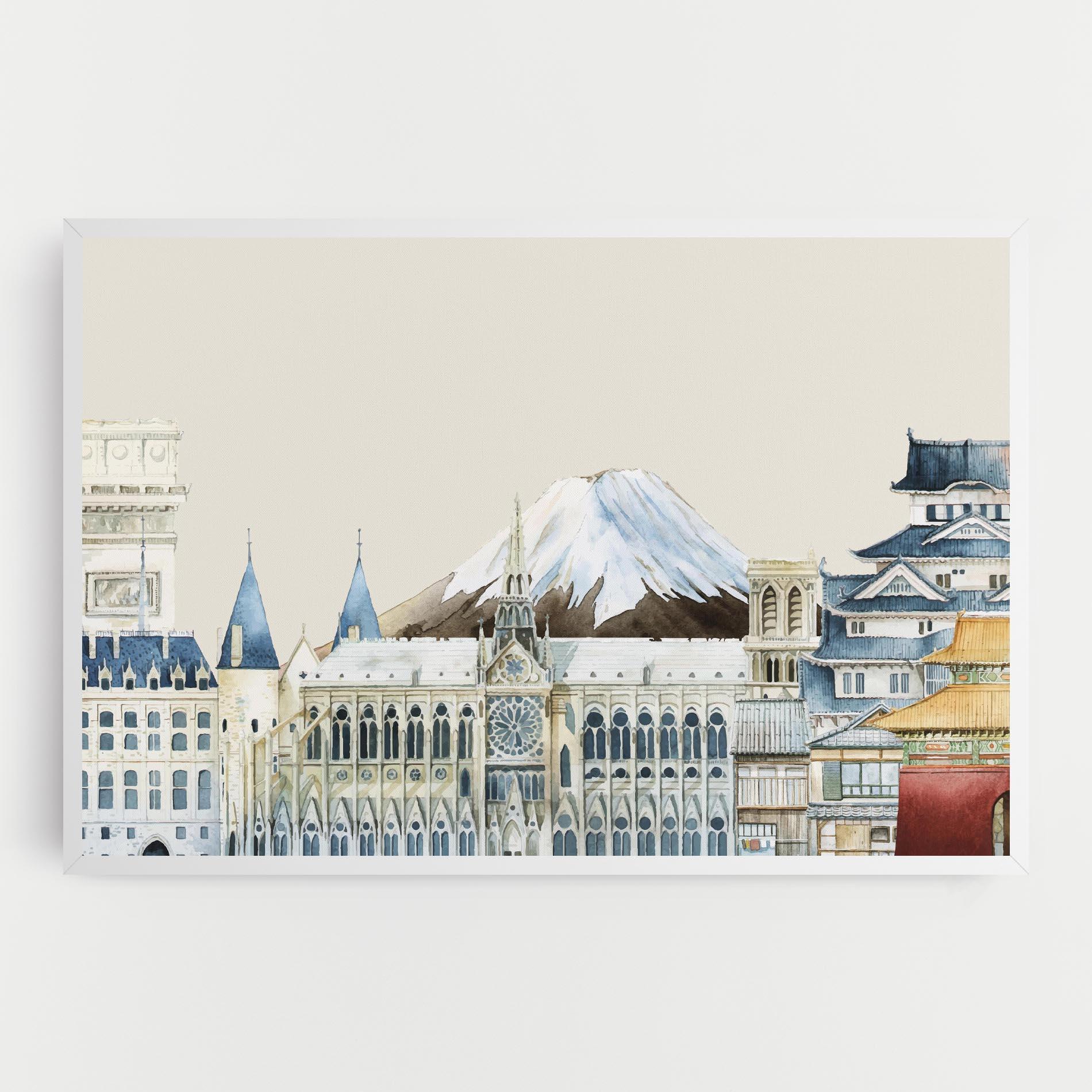 Leinwandbild City Mix mockup 0