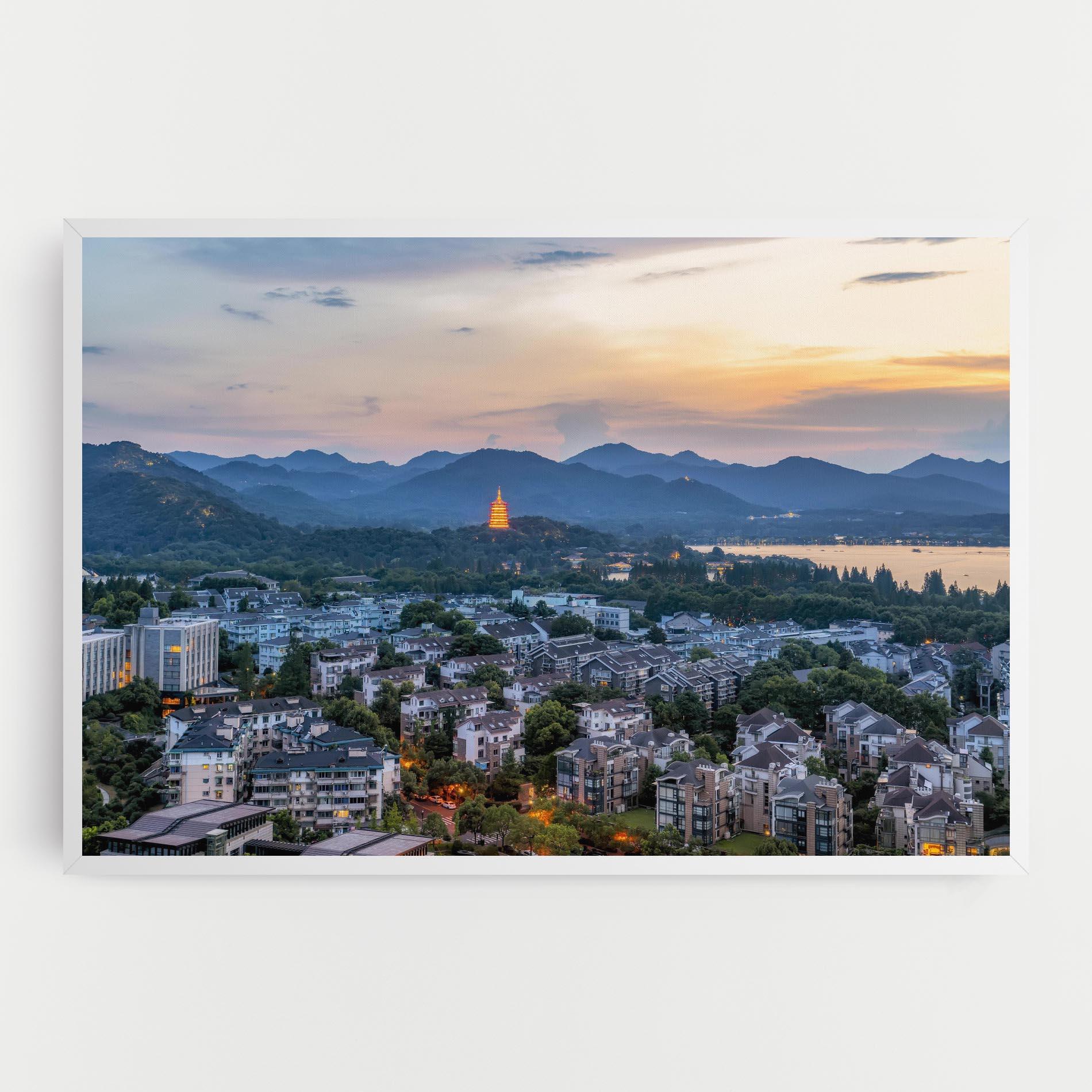 Leinwandbild Hangzhou China mockup 0