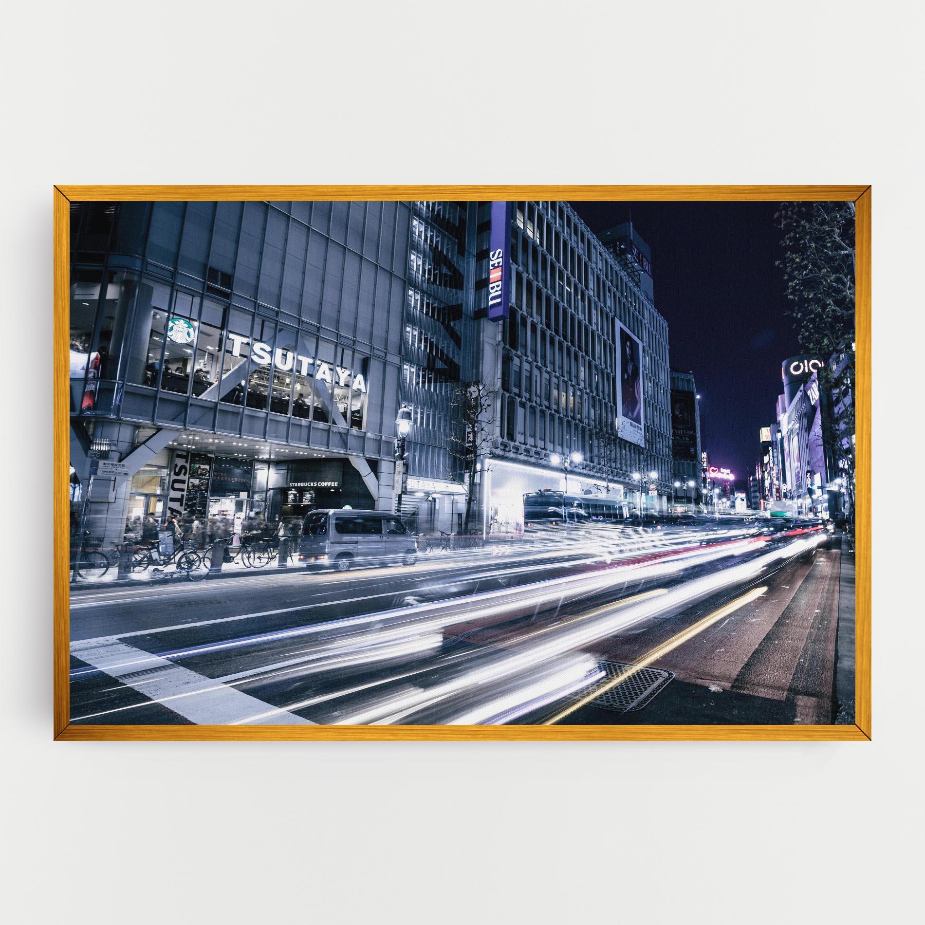 Leinwandbild Road Traffic mockup 0