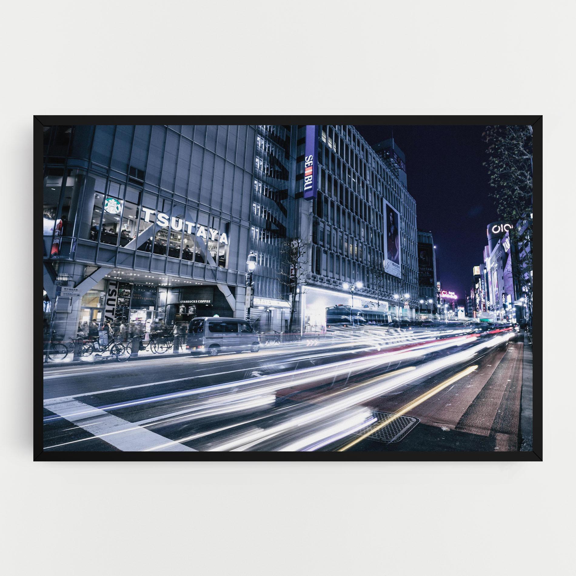 Leinwandbild Road Traffic mockup 0