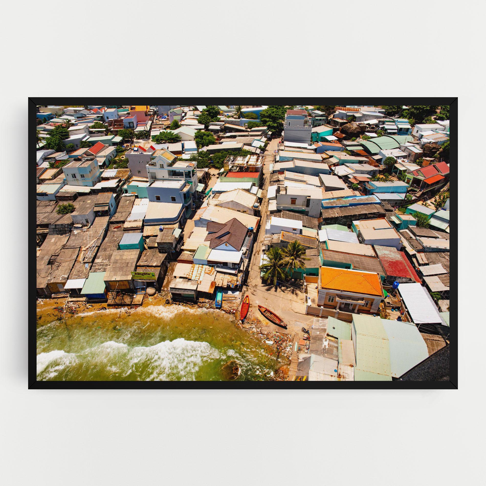 Leinwandbild Vietnam Slums mockup 0