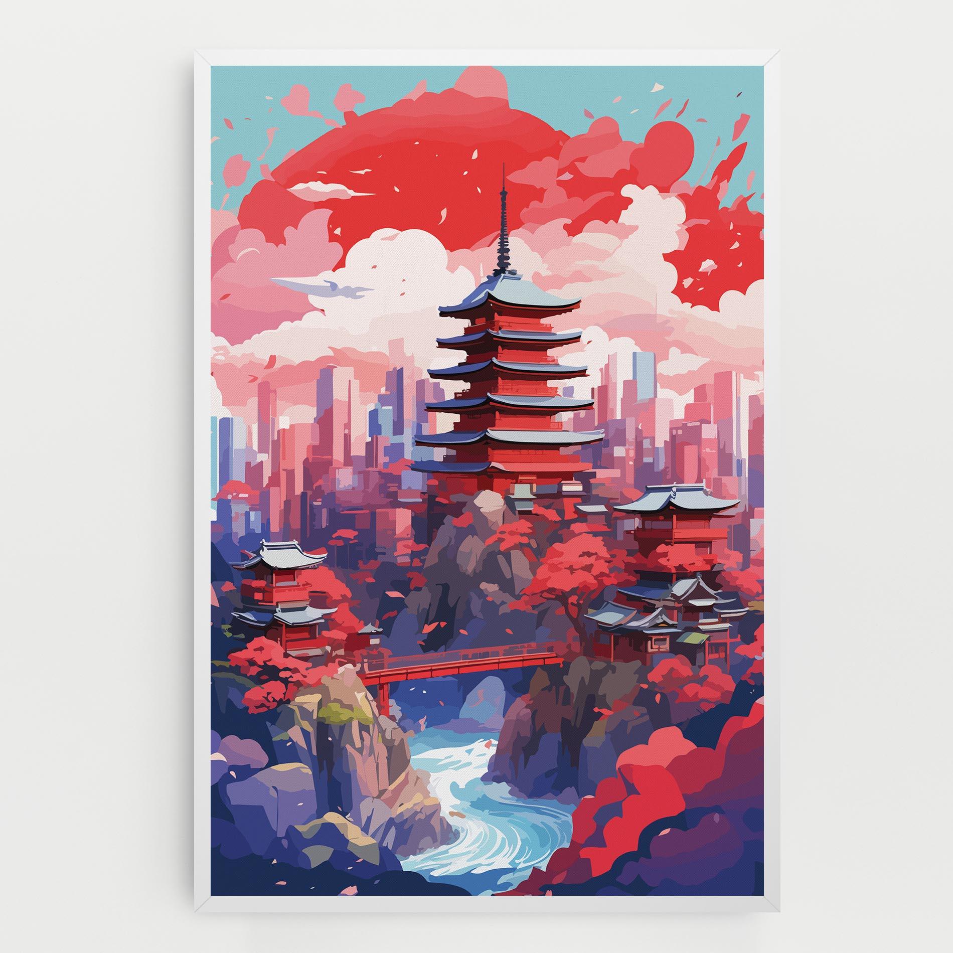 Leinwandbild City Style Art mockup 0