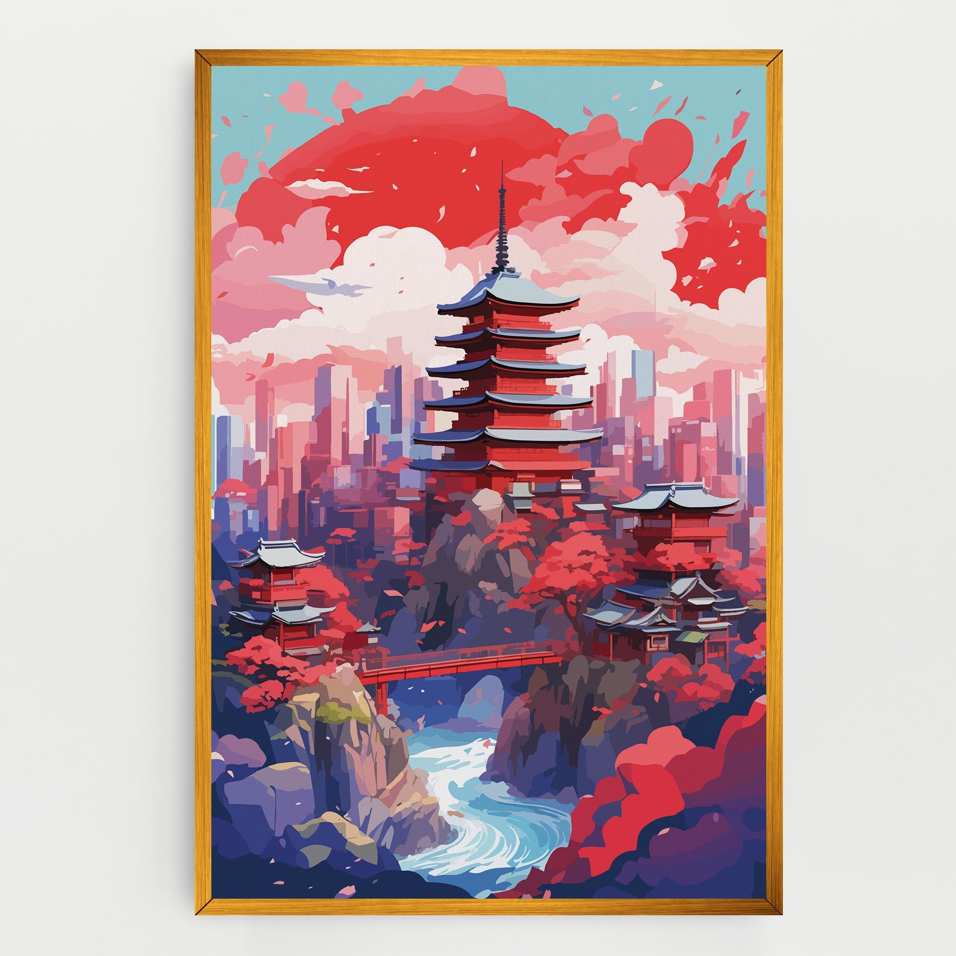 Leinwandbild City Style Art mockup 0