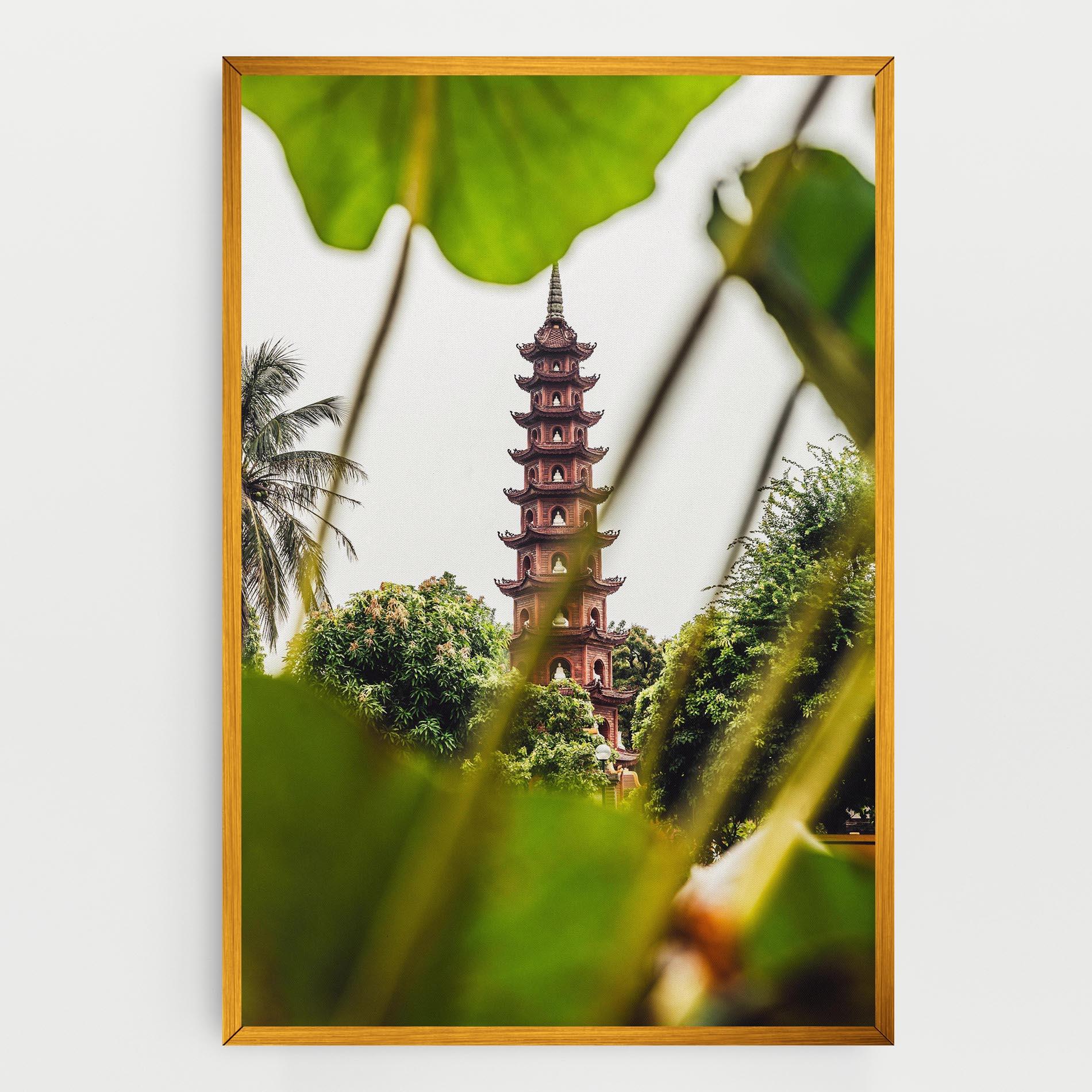 Leinwandbild Tran Quoc Pagoda mockup 0