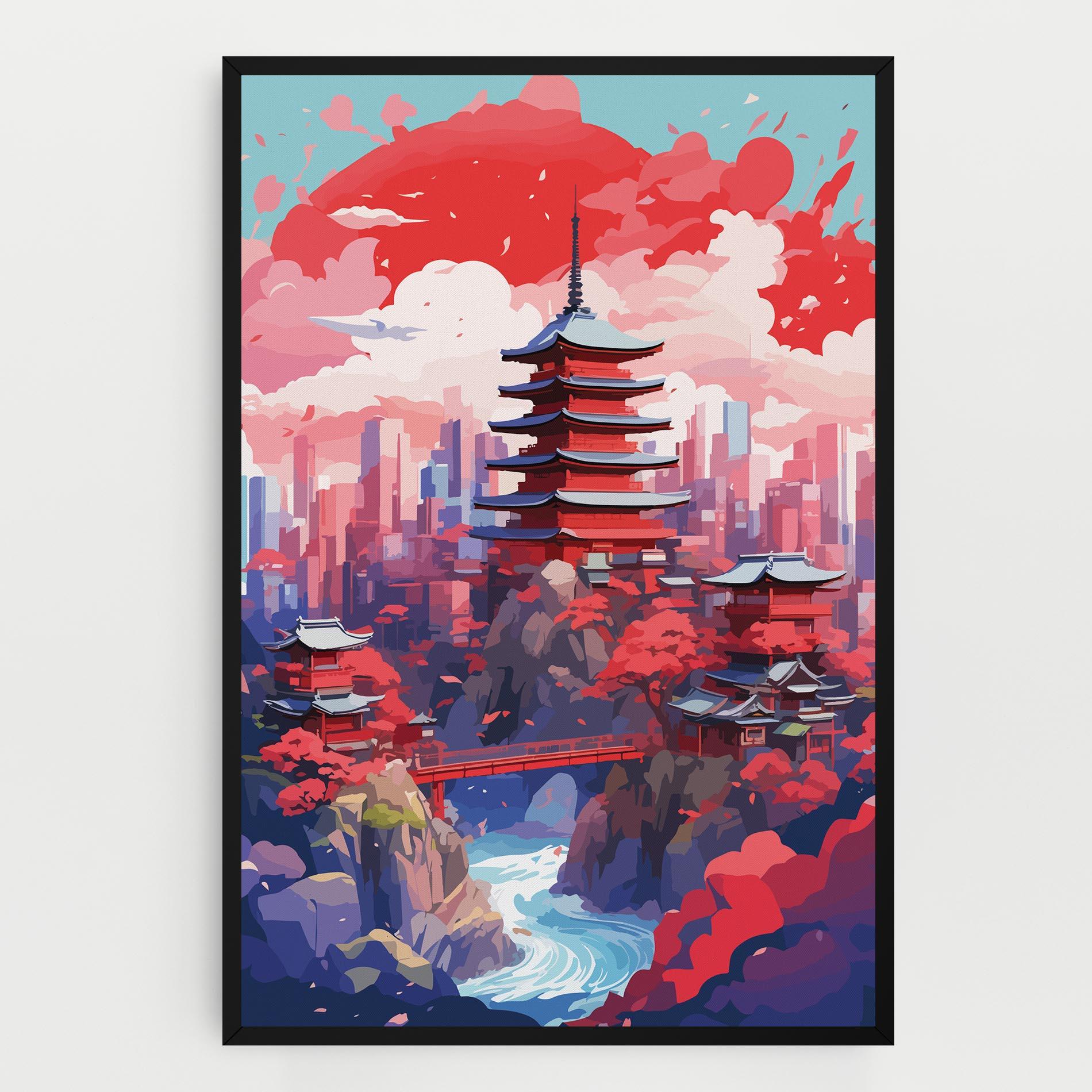 Leinwandbild City Style Art mockup 0