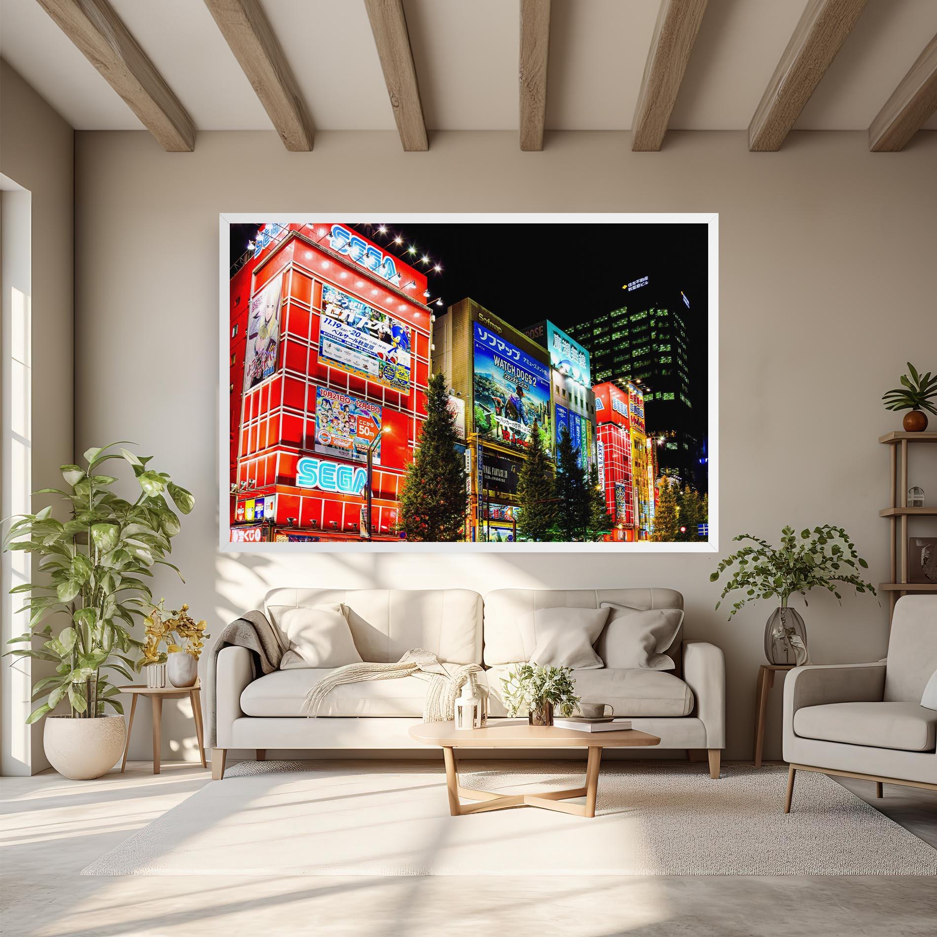 Leinwandbild Akihabara Night mockup 6