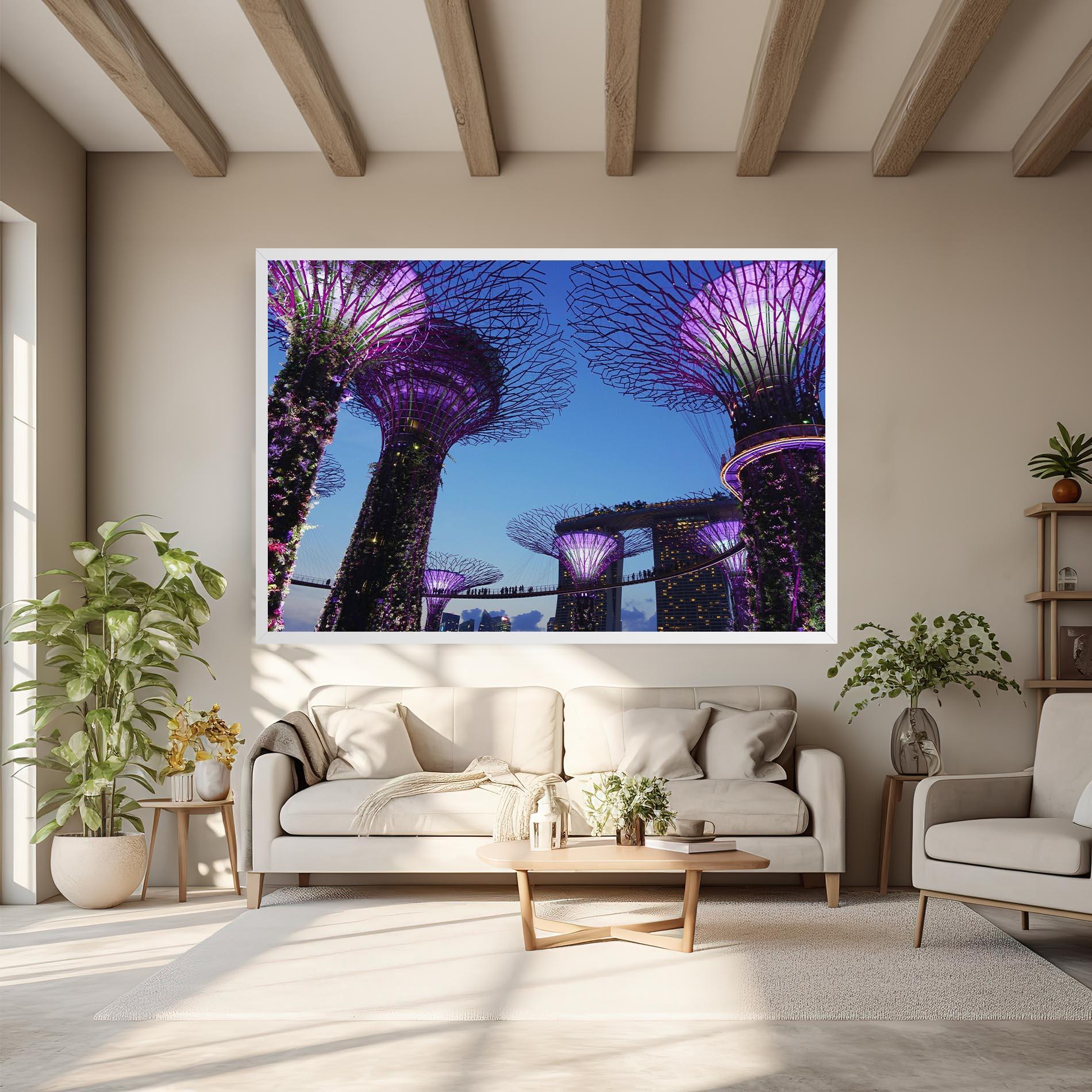 Leinwandbild Gardens By The Bay mockup 6