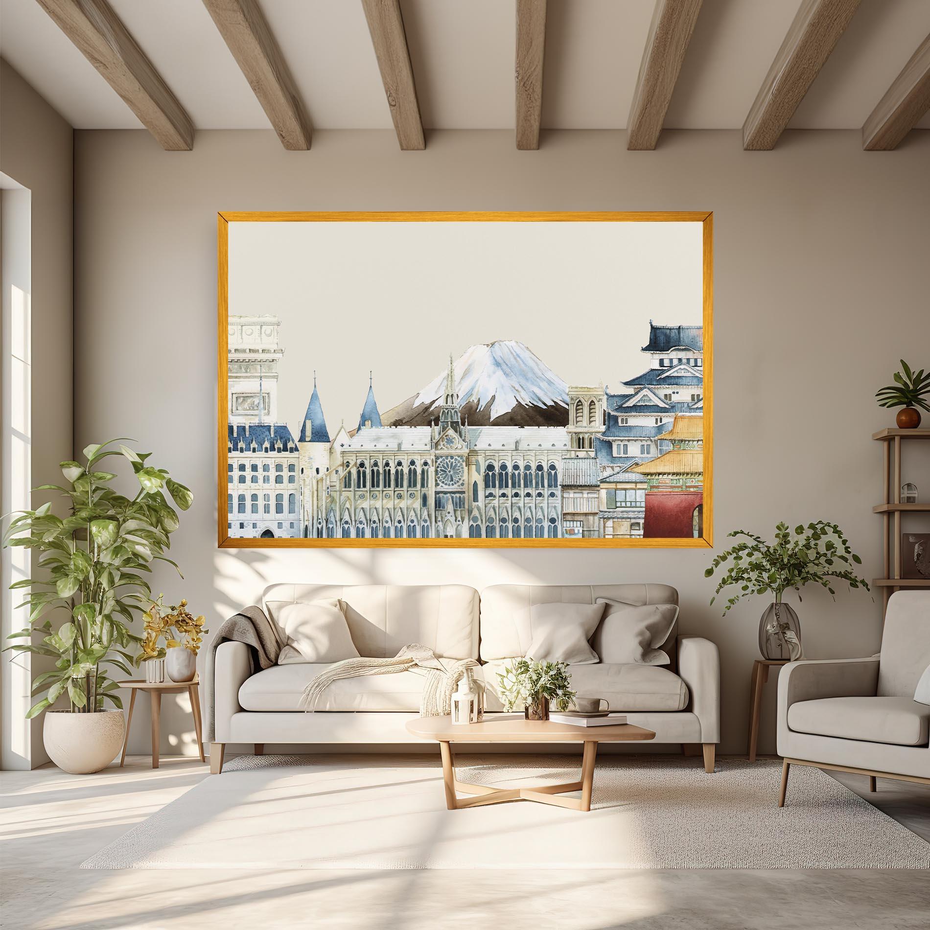 Leinwandbild City Mix mockup 6