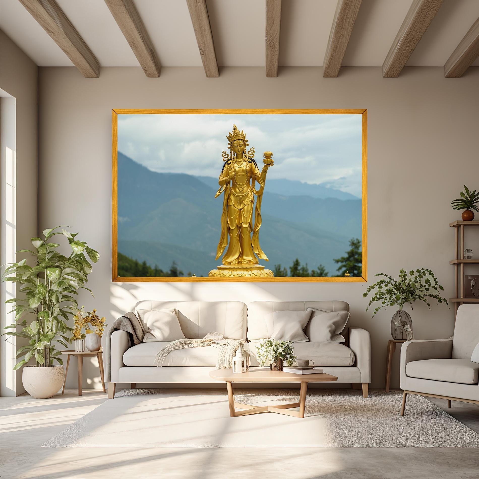 Leinwandbild Golden Tara mockup 6