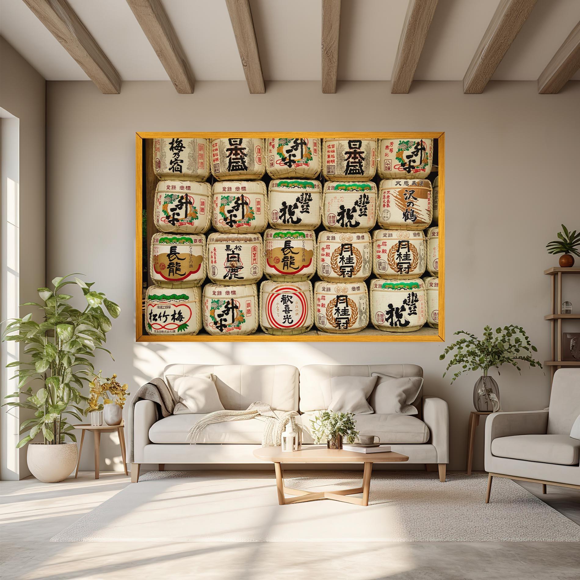 Leinwandbild Meiji Jingu Shrine mockup 6