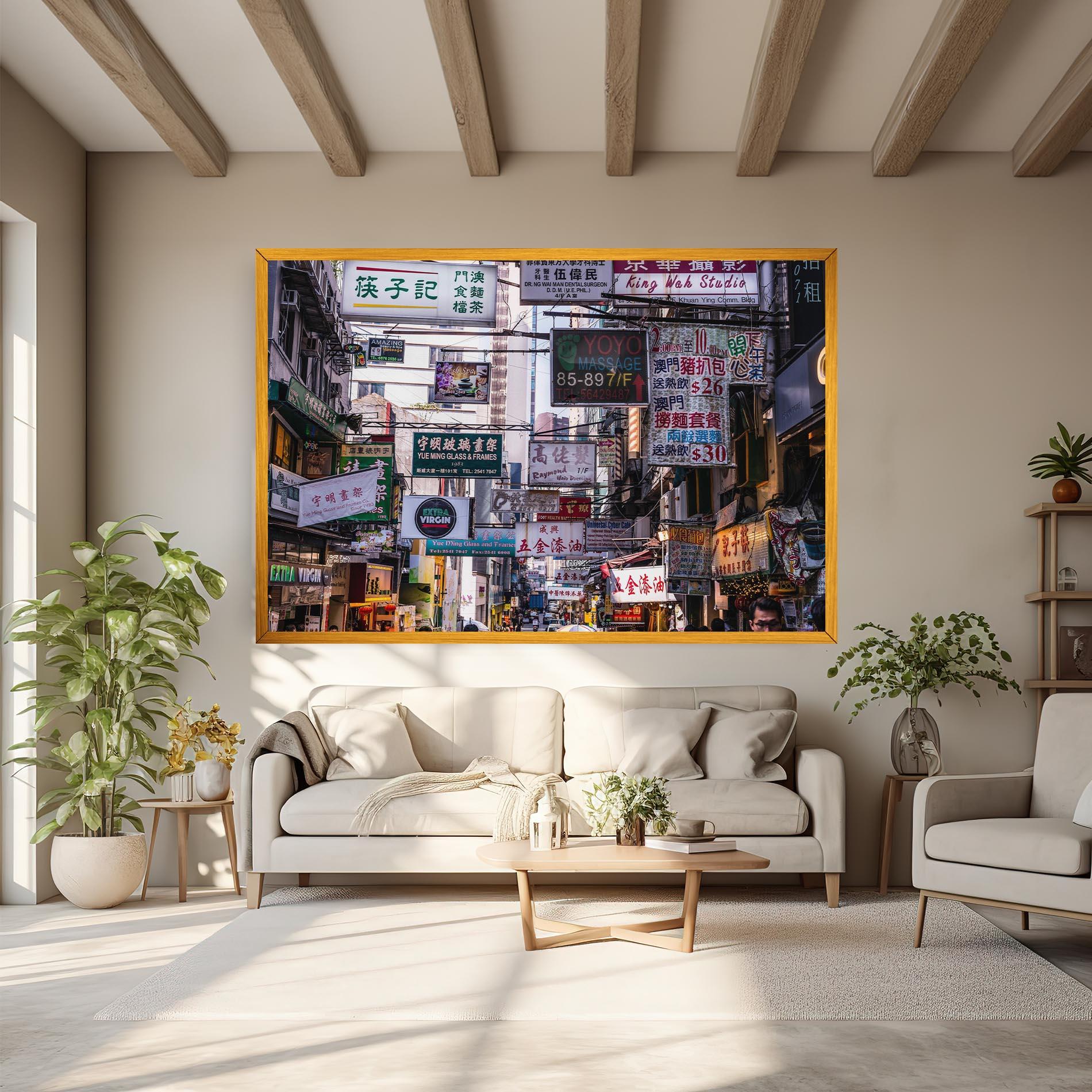 Leinwandbild Mong Kok mockup 6