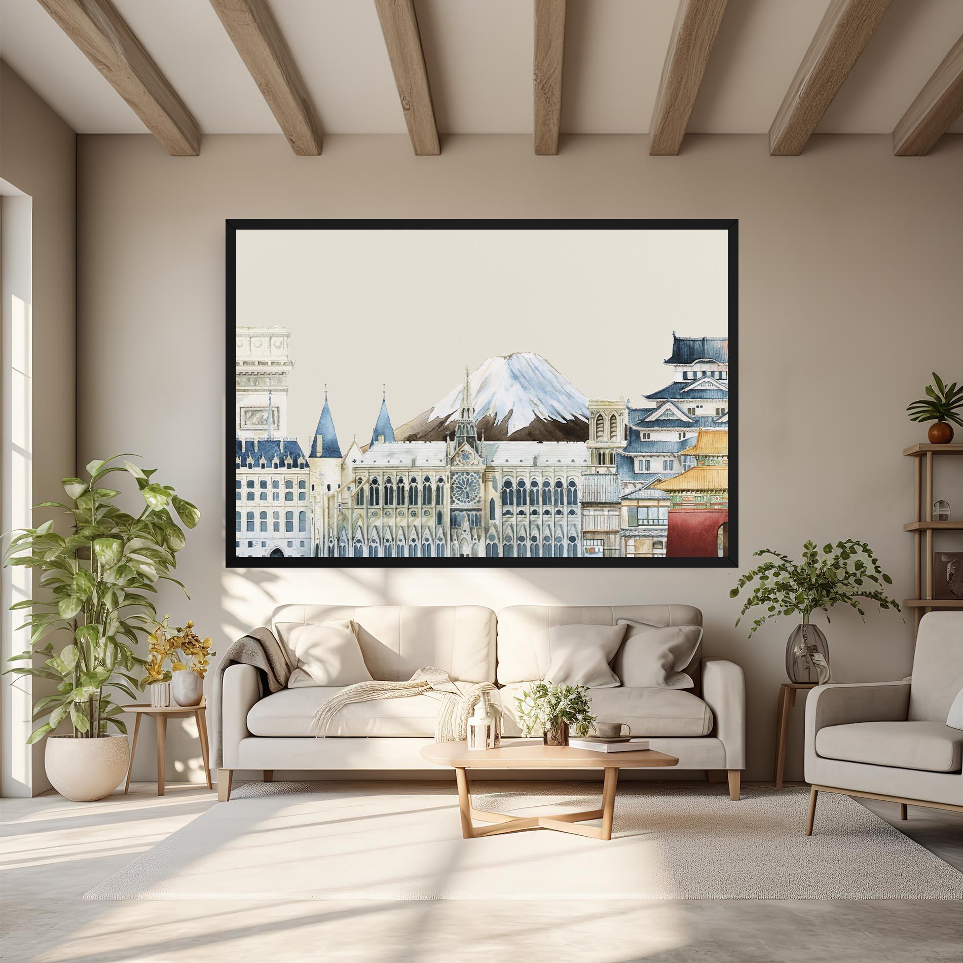 Leinwandbild City Mix mockup 6