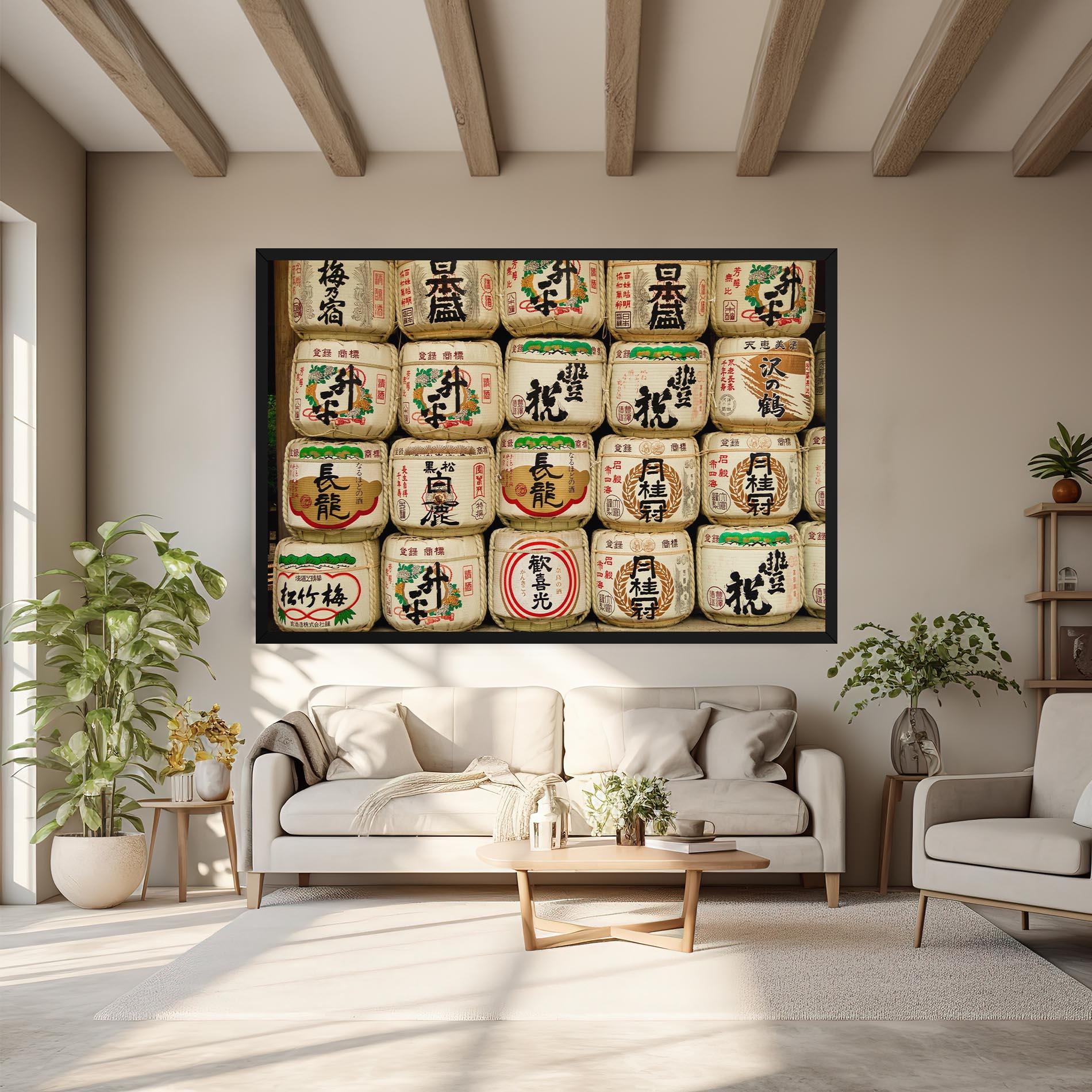 Leinwandbild Meiji Jingu Shrine mockup 6