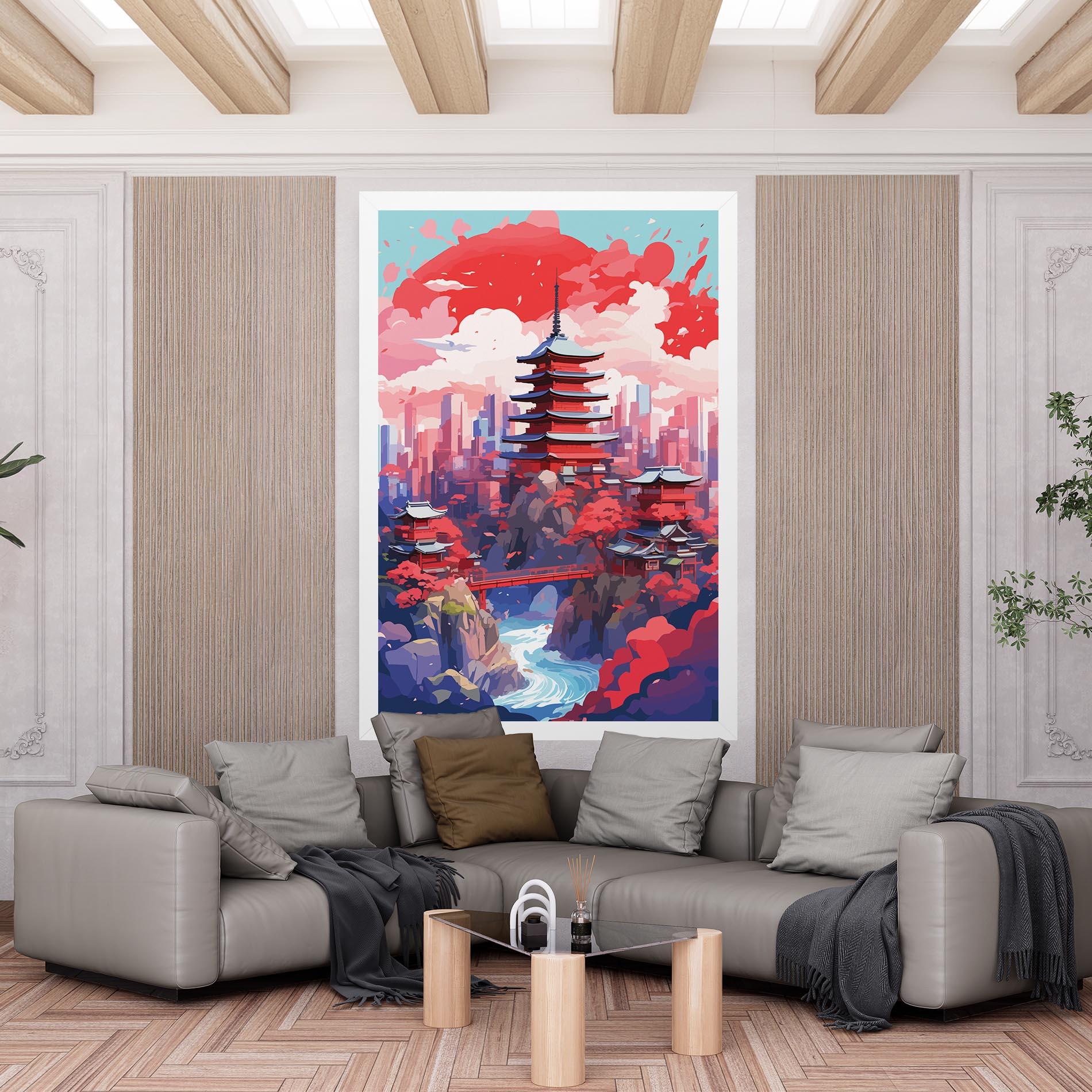 Leinwandbild City Style Art mockup 6