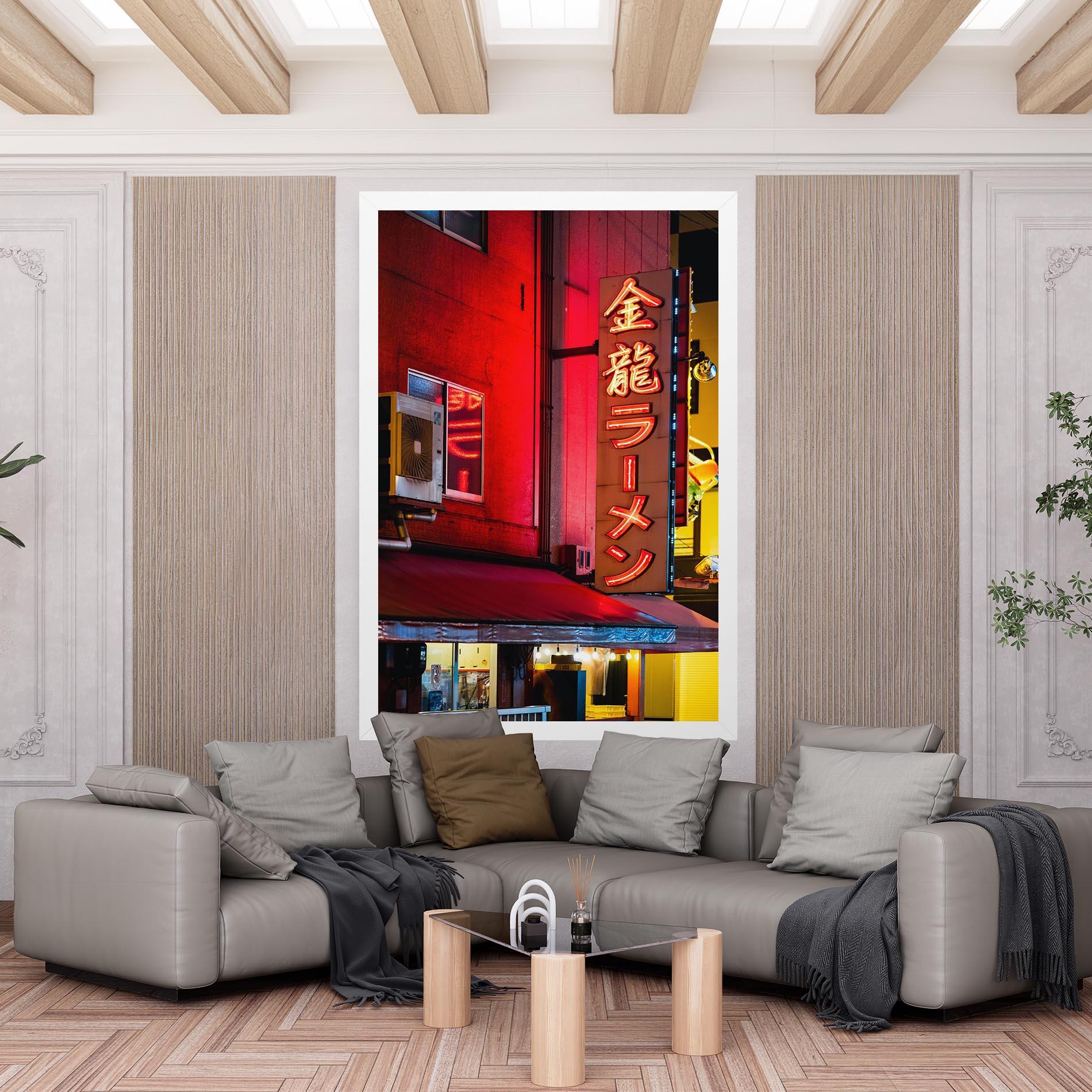 Leinwandbild Ramen Restaurant mockup 6