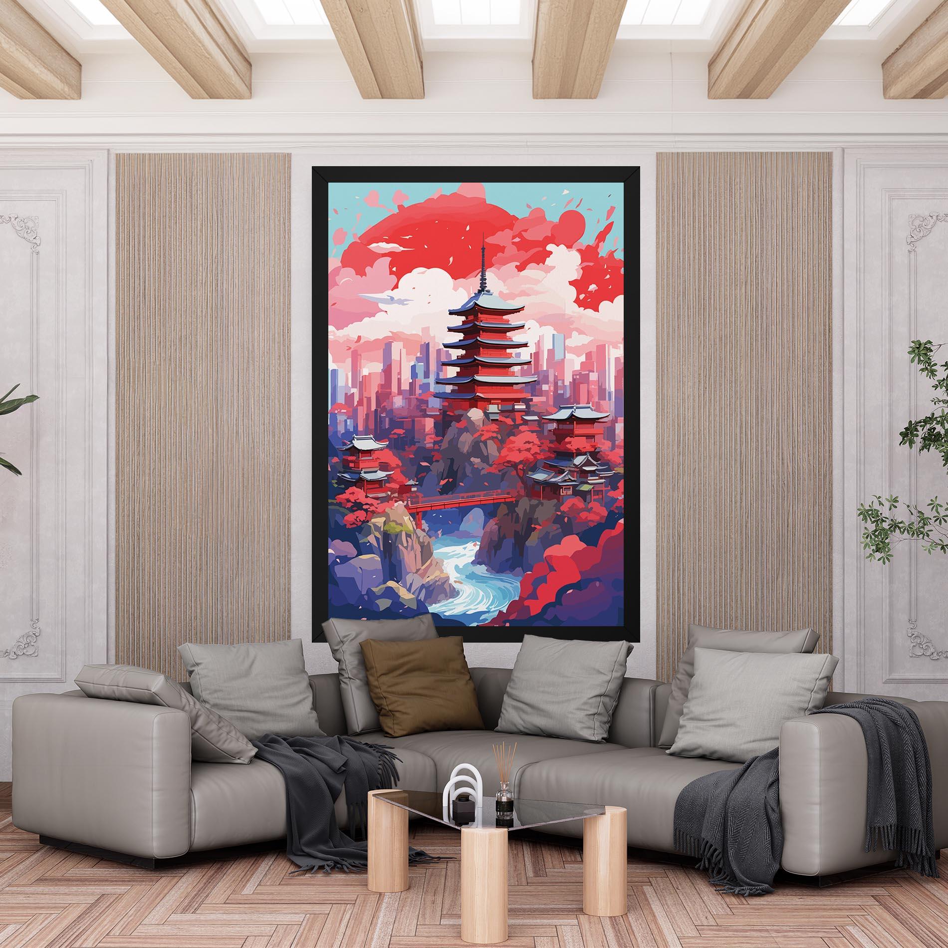 Leinwandbild City Style Art mockup 6