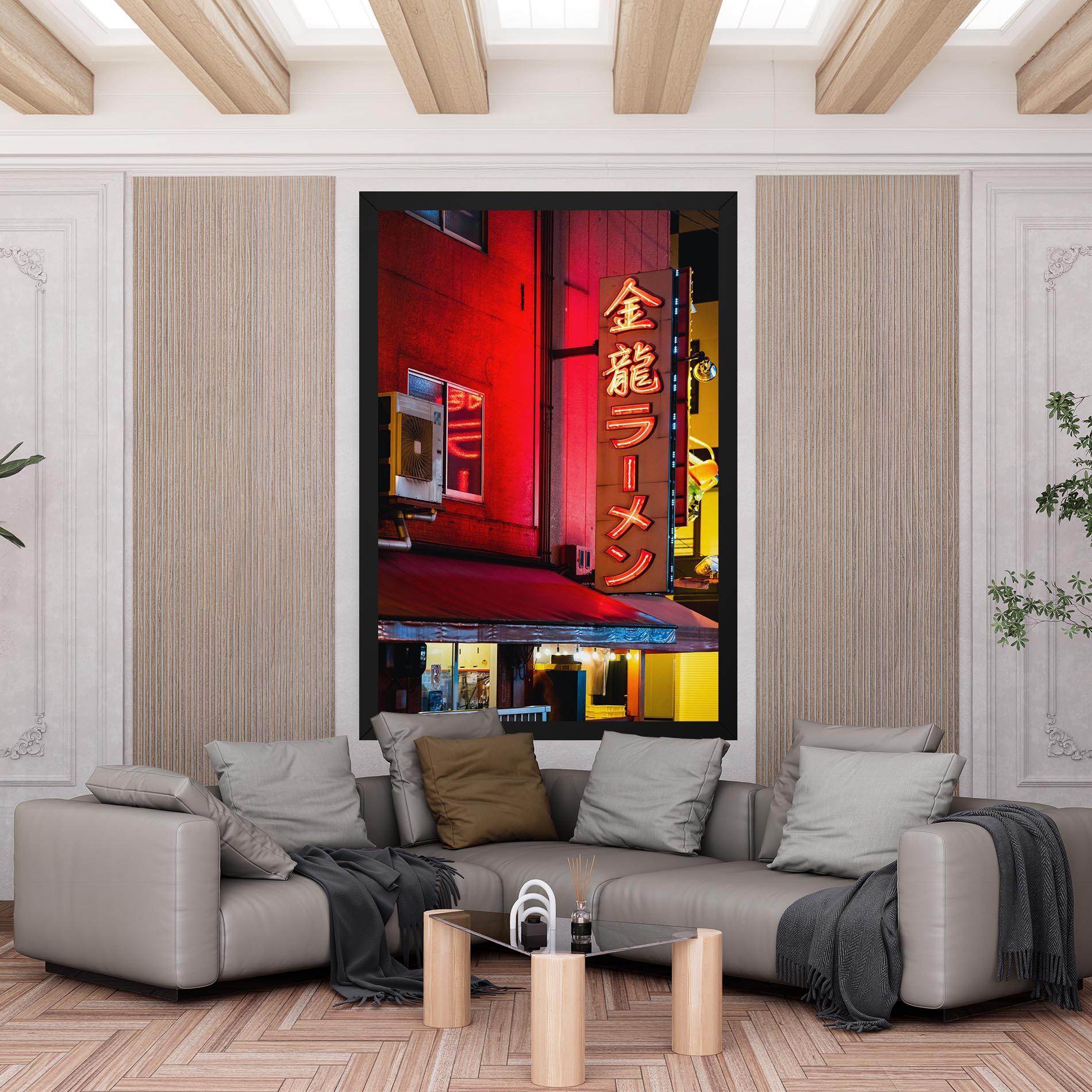 Leinwandbild Ramen Restaurant mockup 6