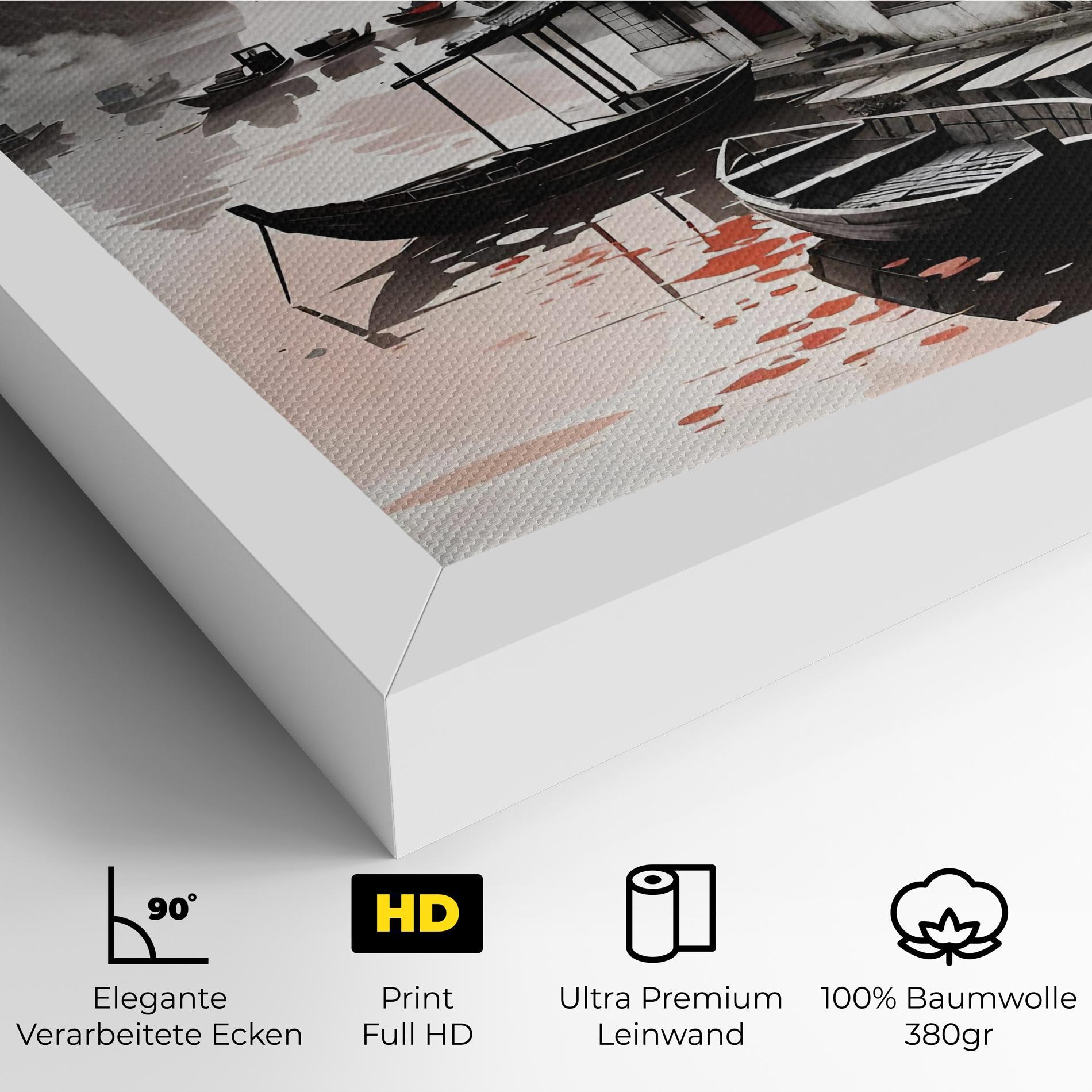 Leinwandbild Architecture Reflections mockup 4