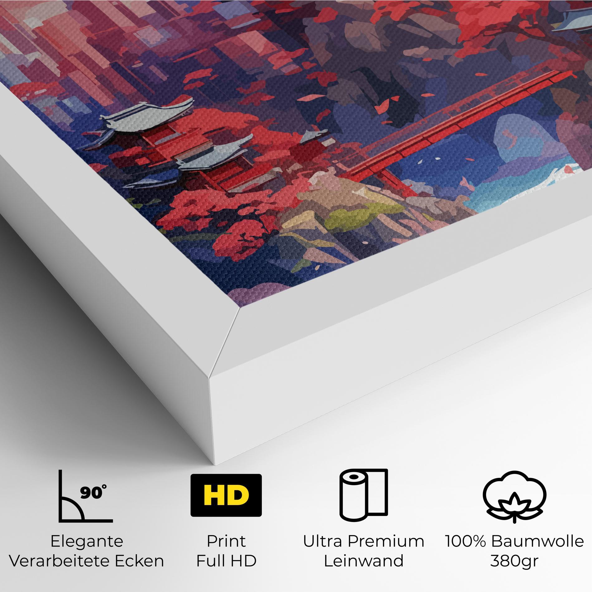 Leinwandbild City Style Art mockup 4