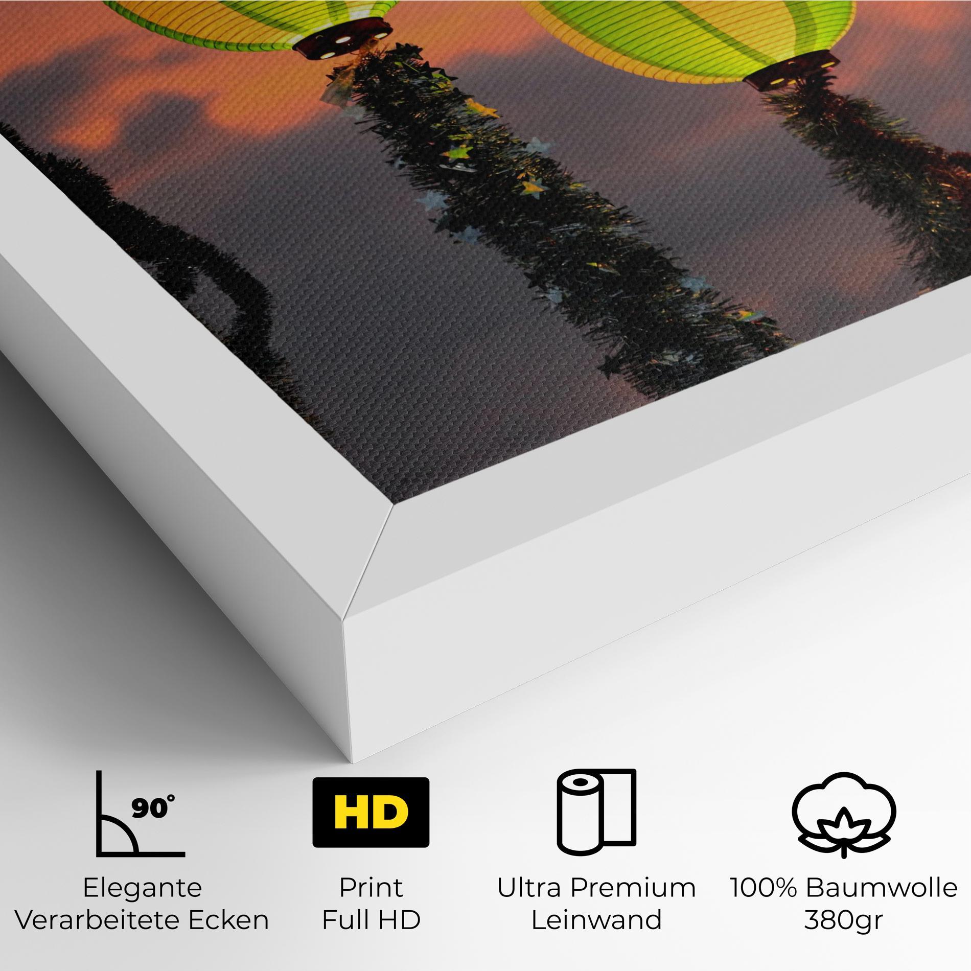 Leinwandbild Green Lights mockup 4