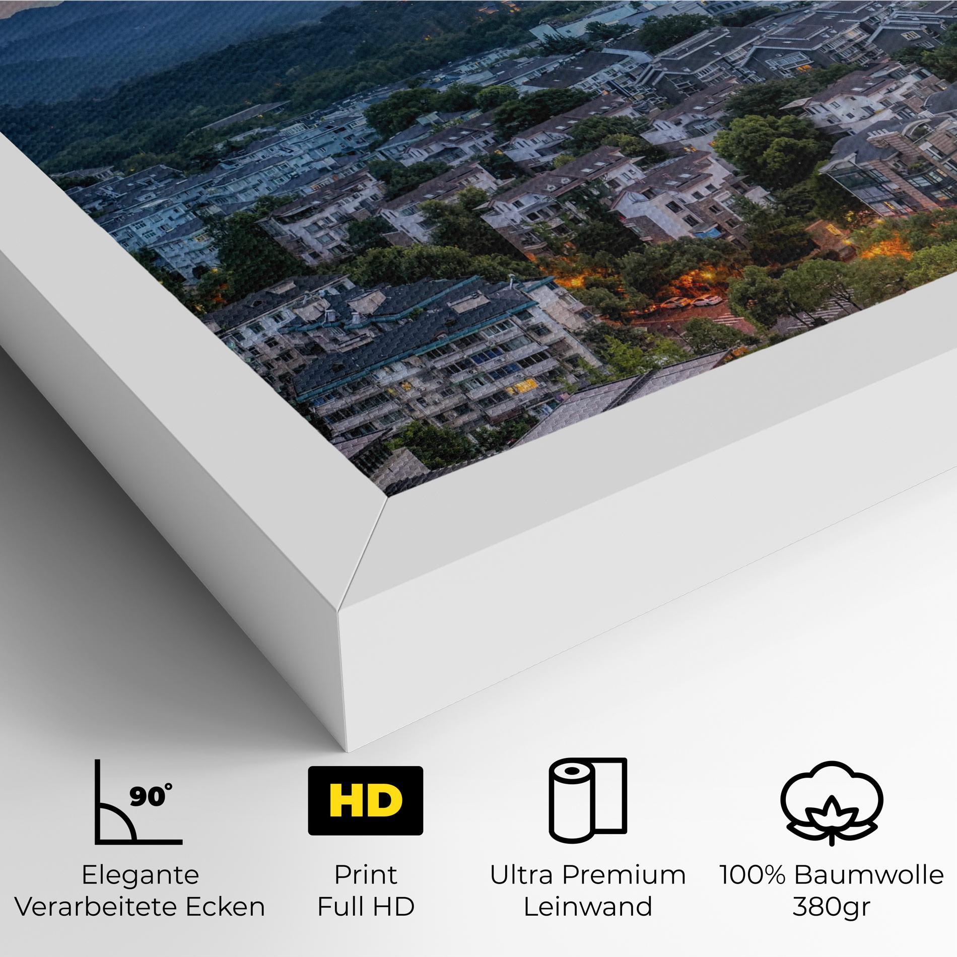 Leinwandbild Hangzhou China mockup 4