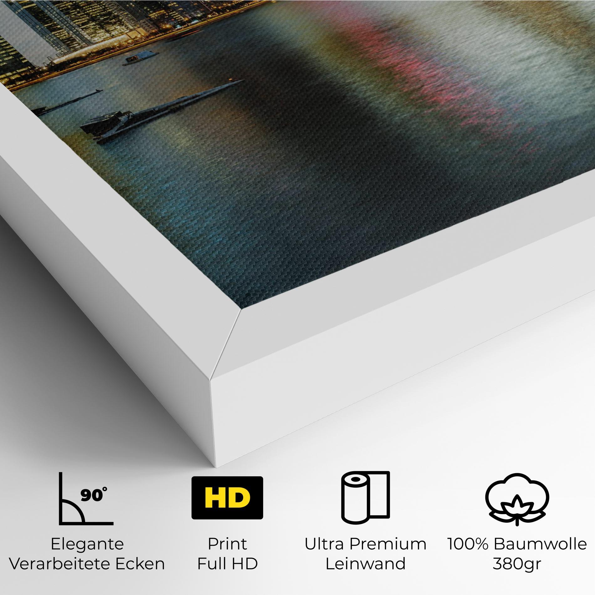 Leinwandbild Singapore Skyline mockup 4