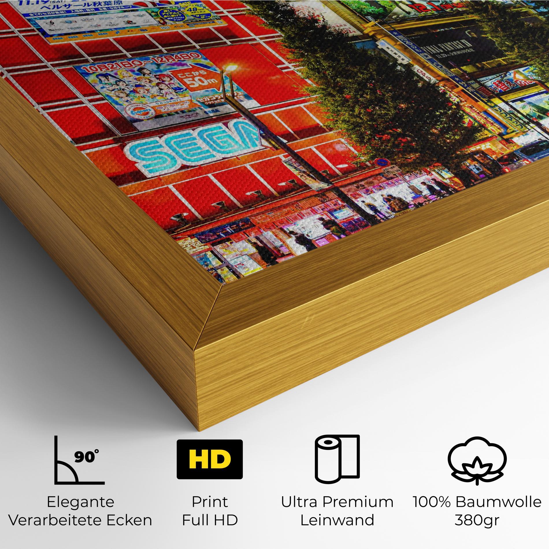 Leinwandbild Akihabara Night mockup 4