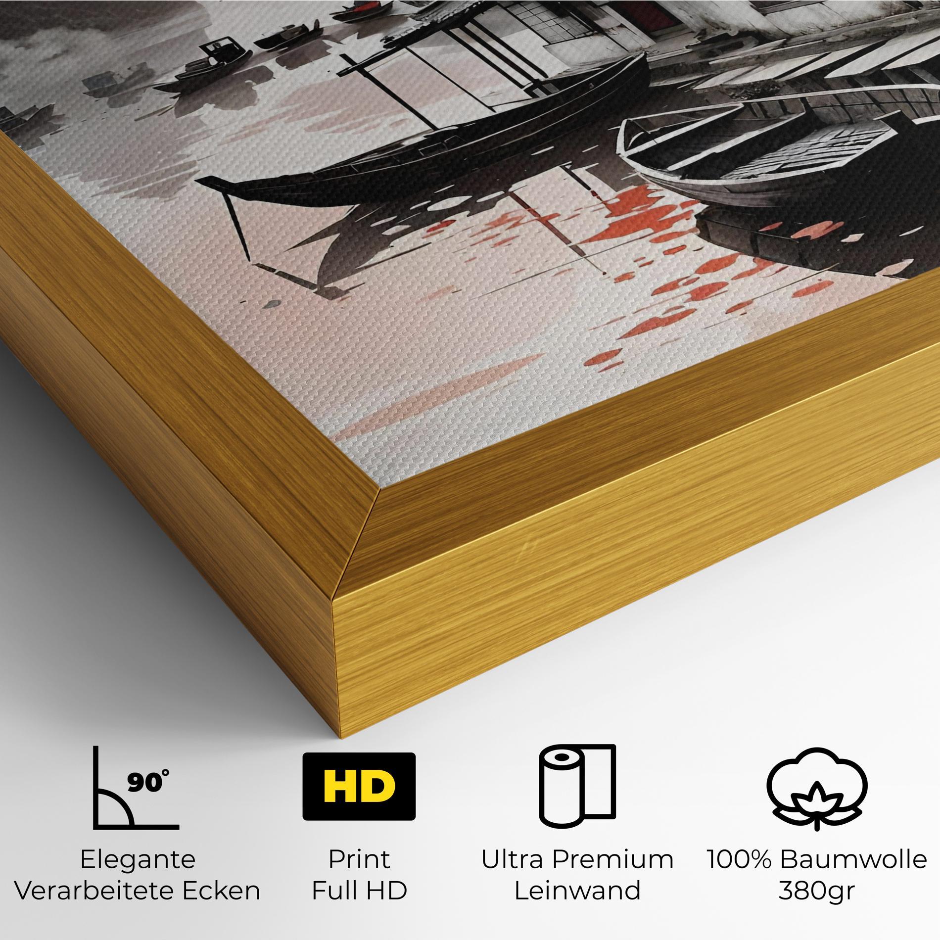 Leinwandbild Architecture Reflections mockup 4