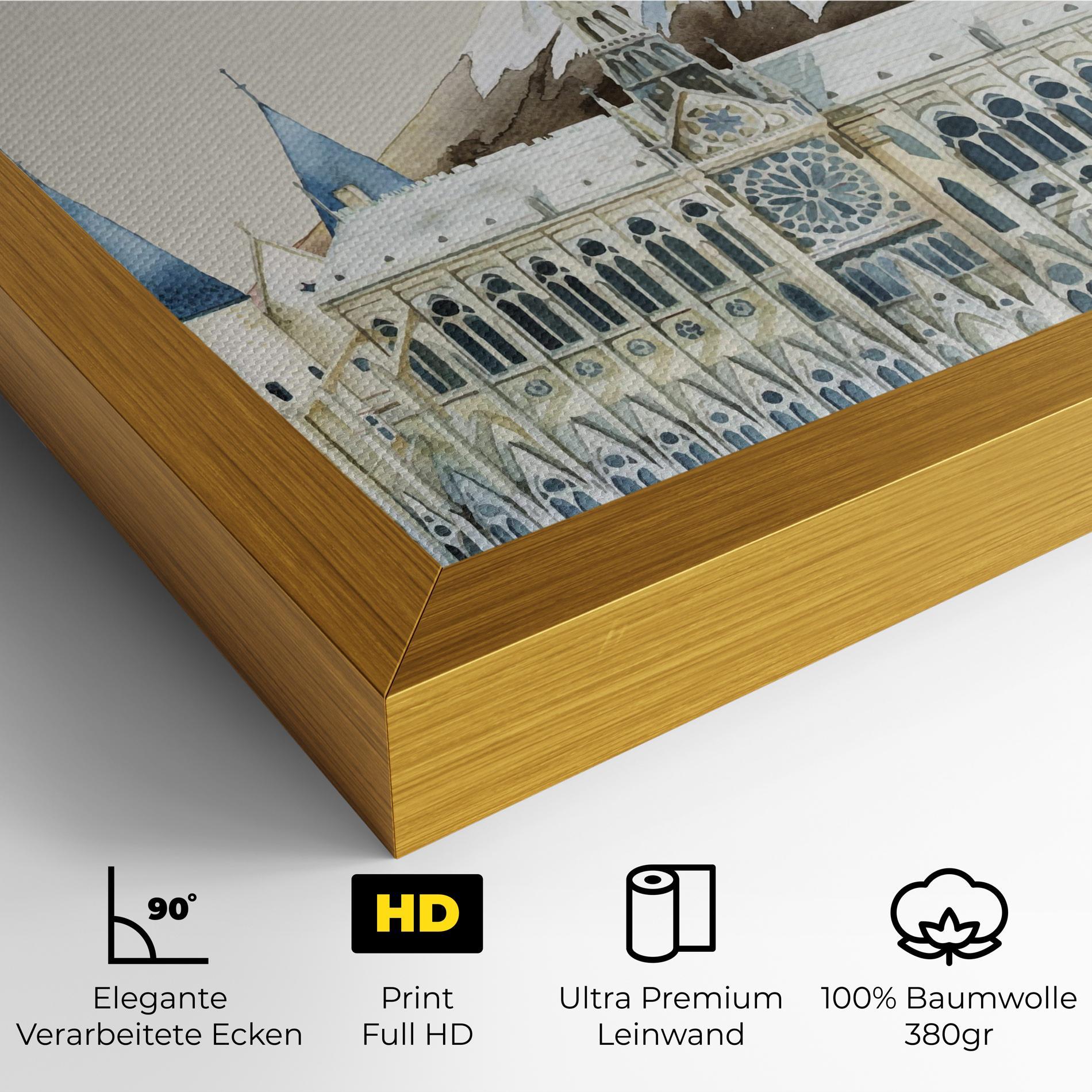 Leinwandbild City Mix mockup 4