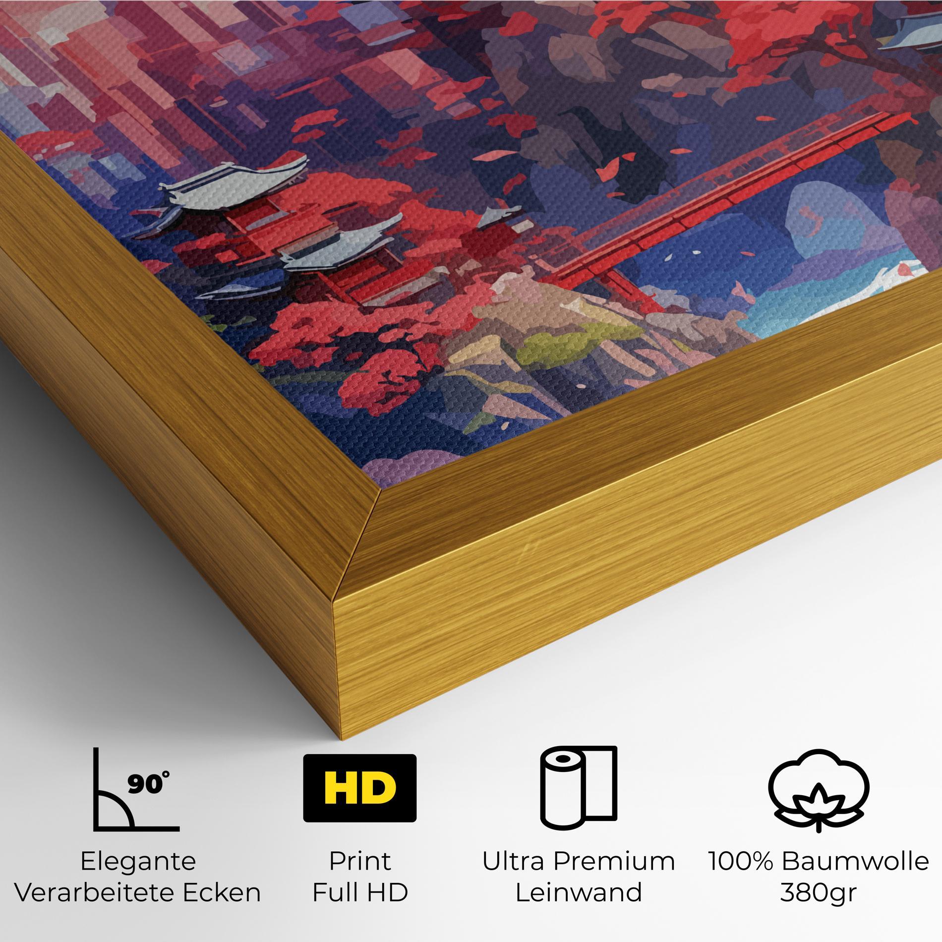 Leinwandbild City Style Art mockup 4