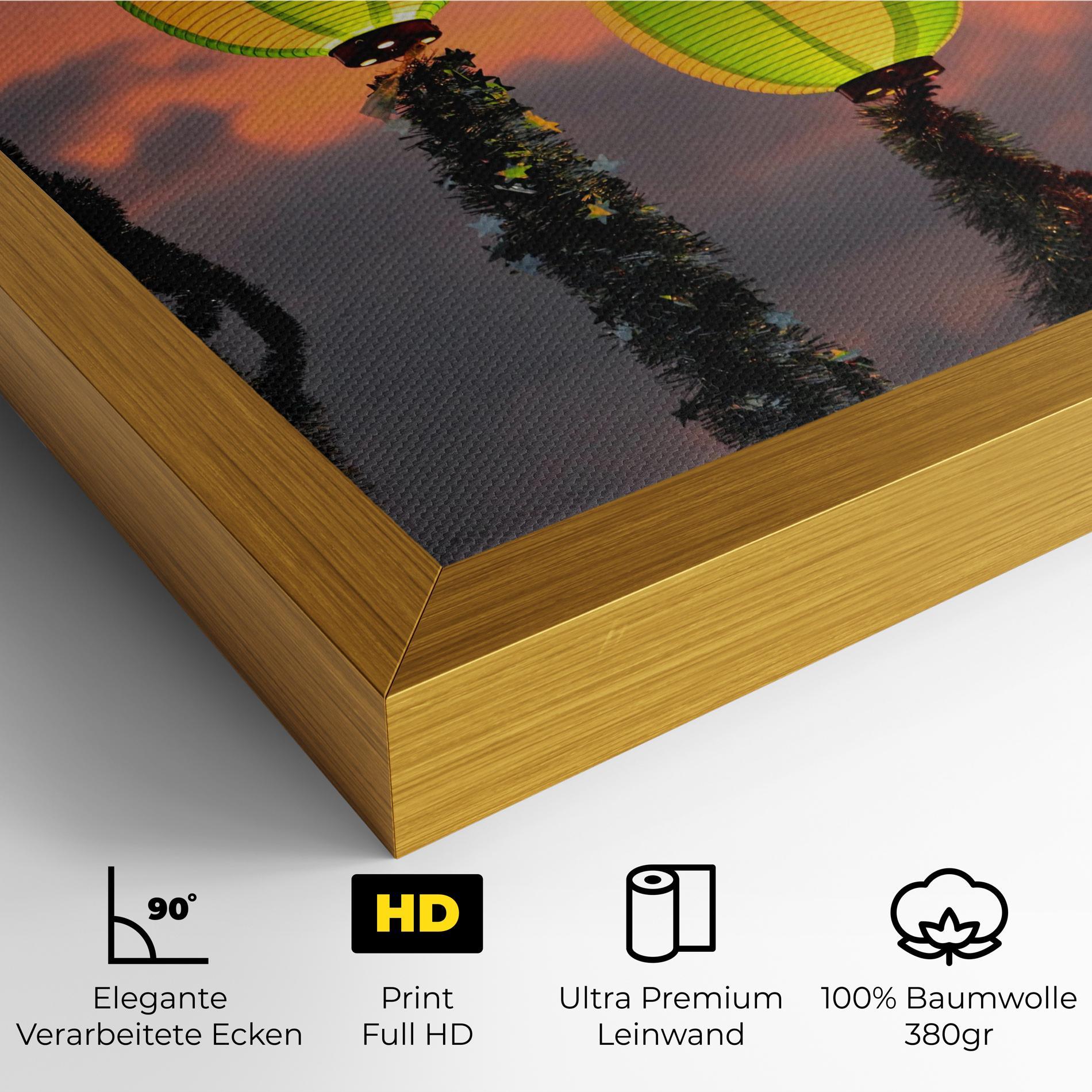 Leinwandbild Green Lights mockup 4